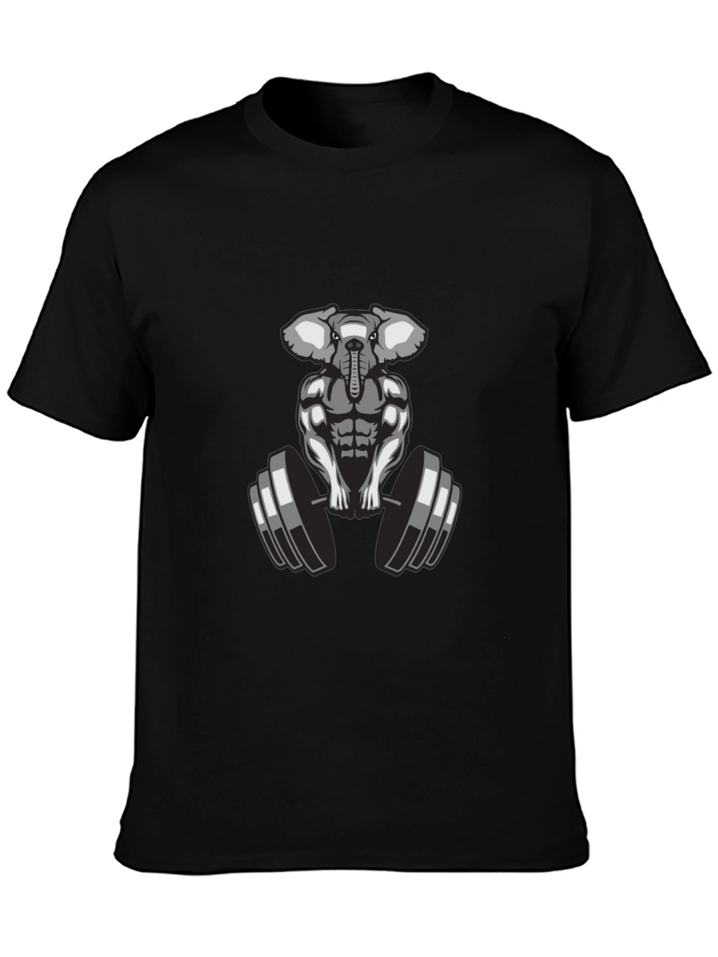 Elephant Gym T-Shirt: Muscle Animal Tee