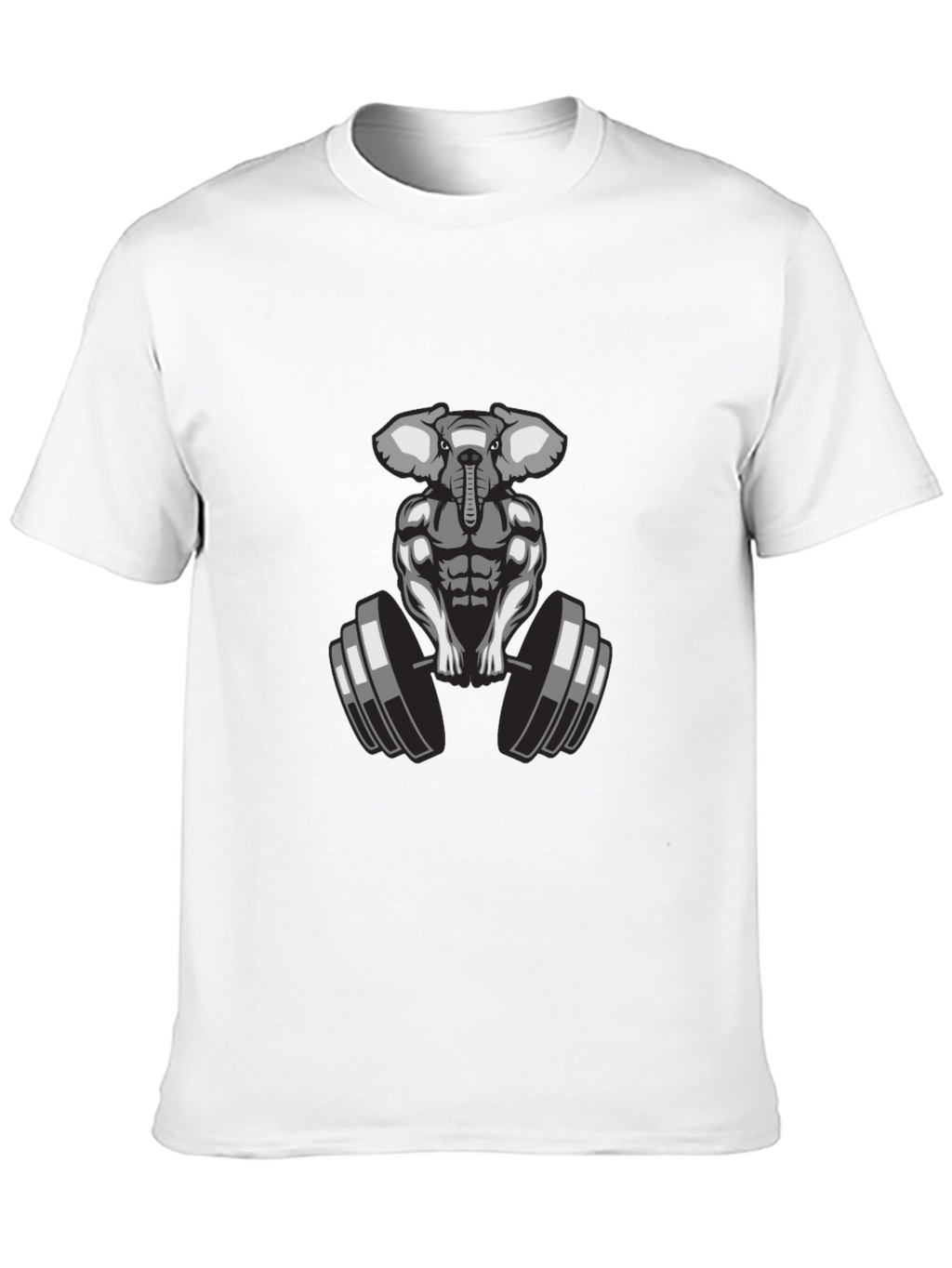 Elephant Gym T-Shirt: Muscle Animal Tee