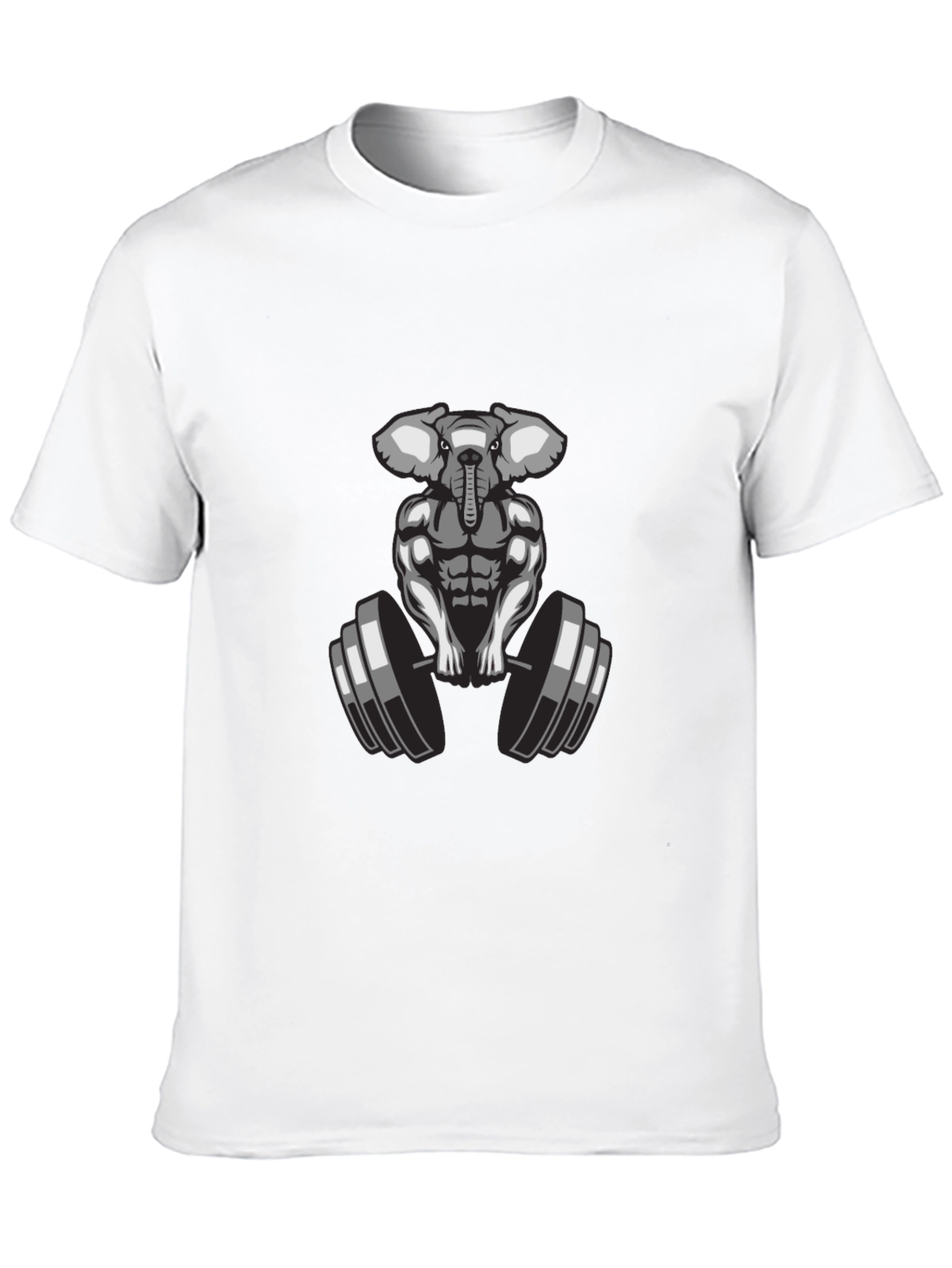 Elephant Gym T-Shirt: Muscle Animal Tee