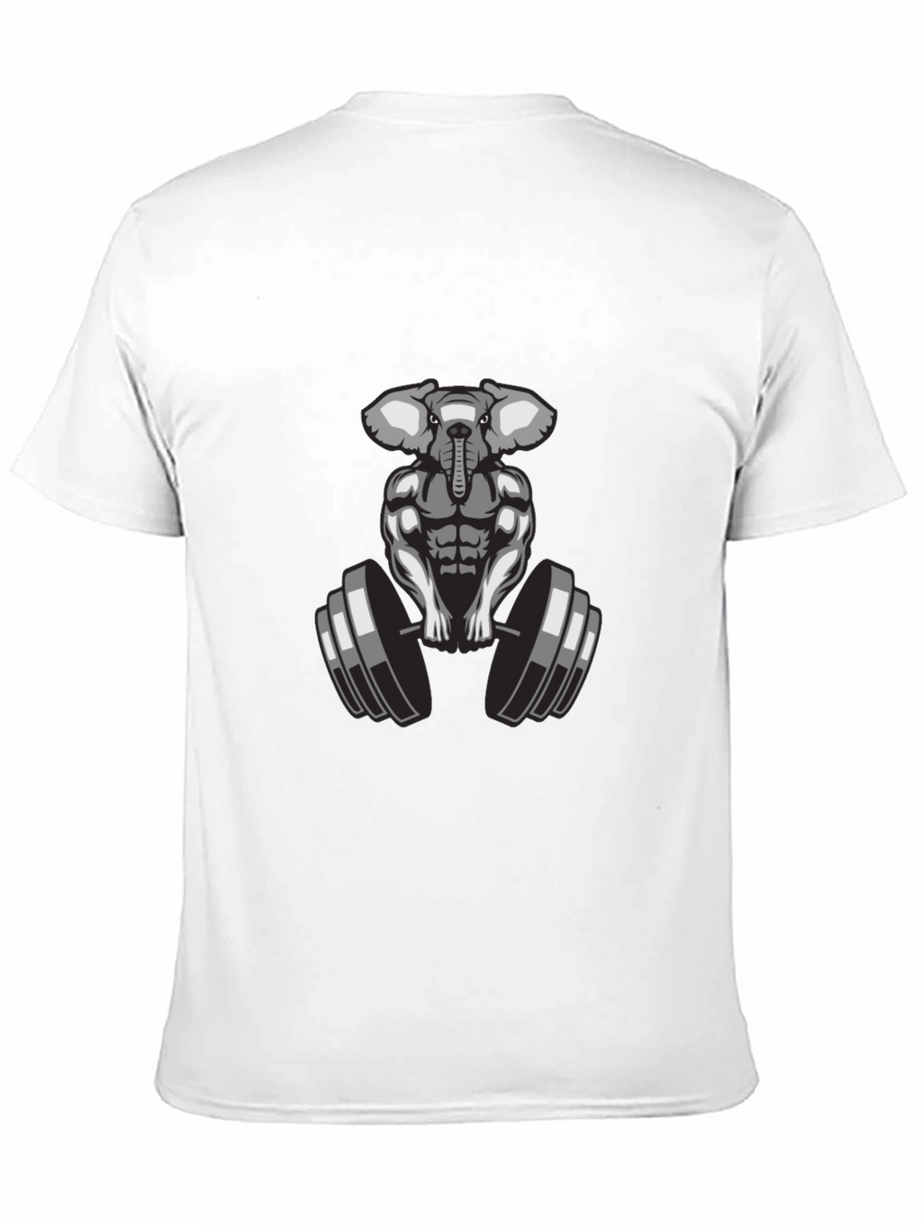Elephant Gym T-Shirt: Muscle Animal Tee