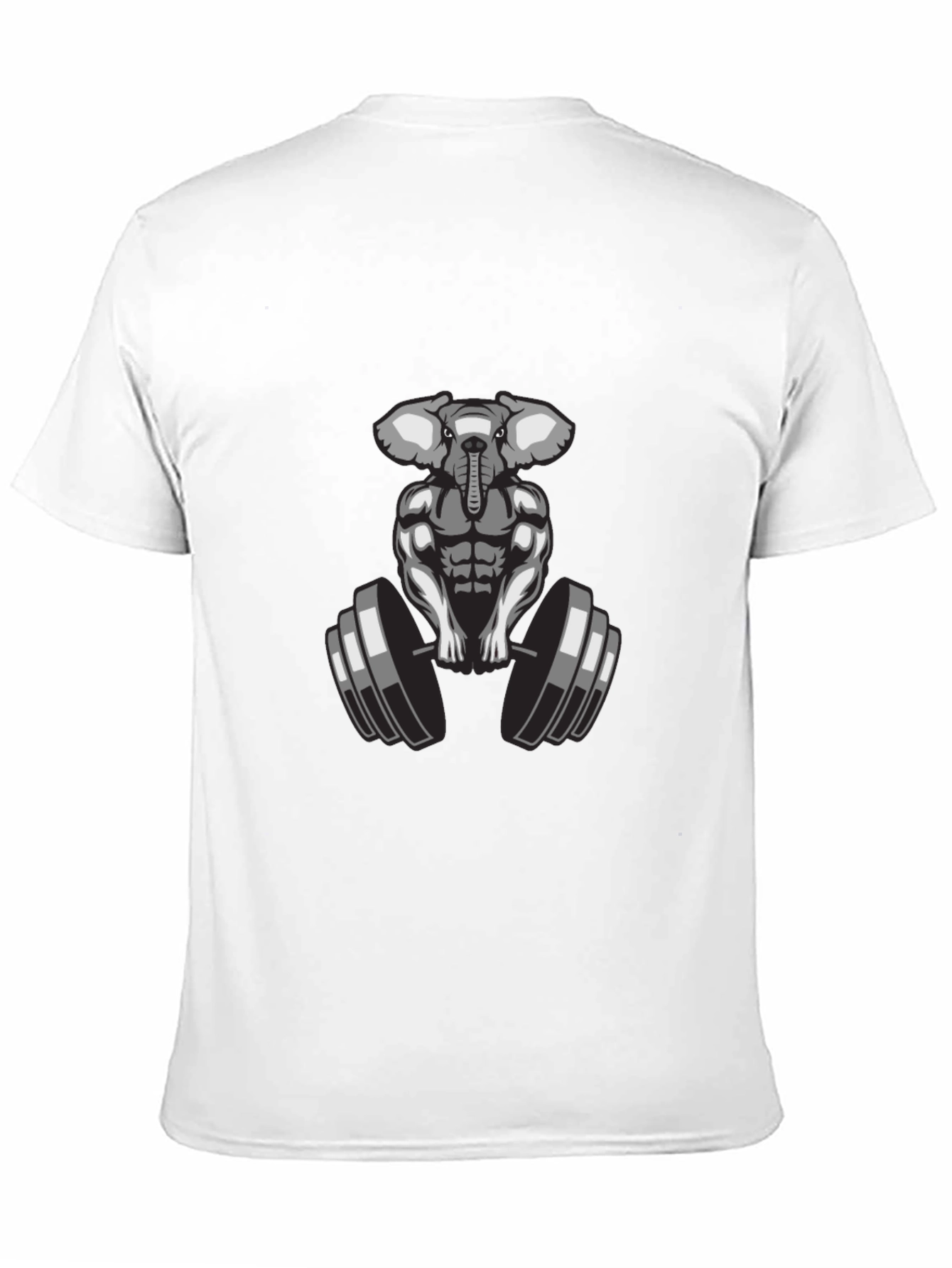 Elephant Gym T-Shirt: Muscle Animal Tee