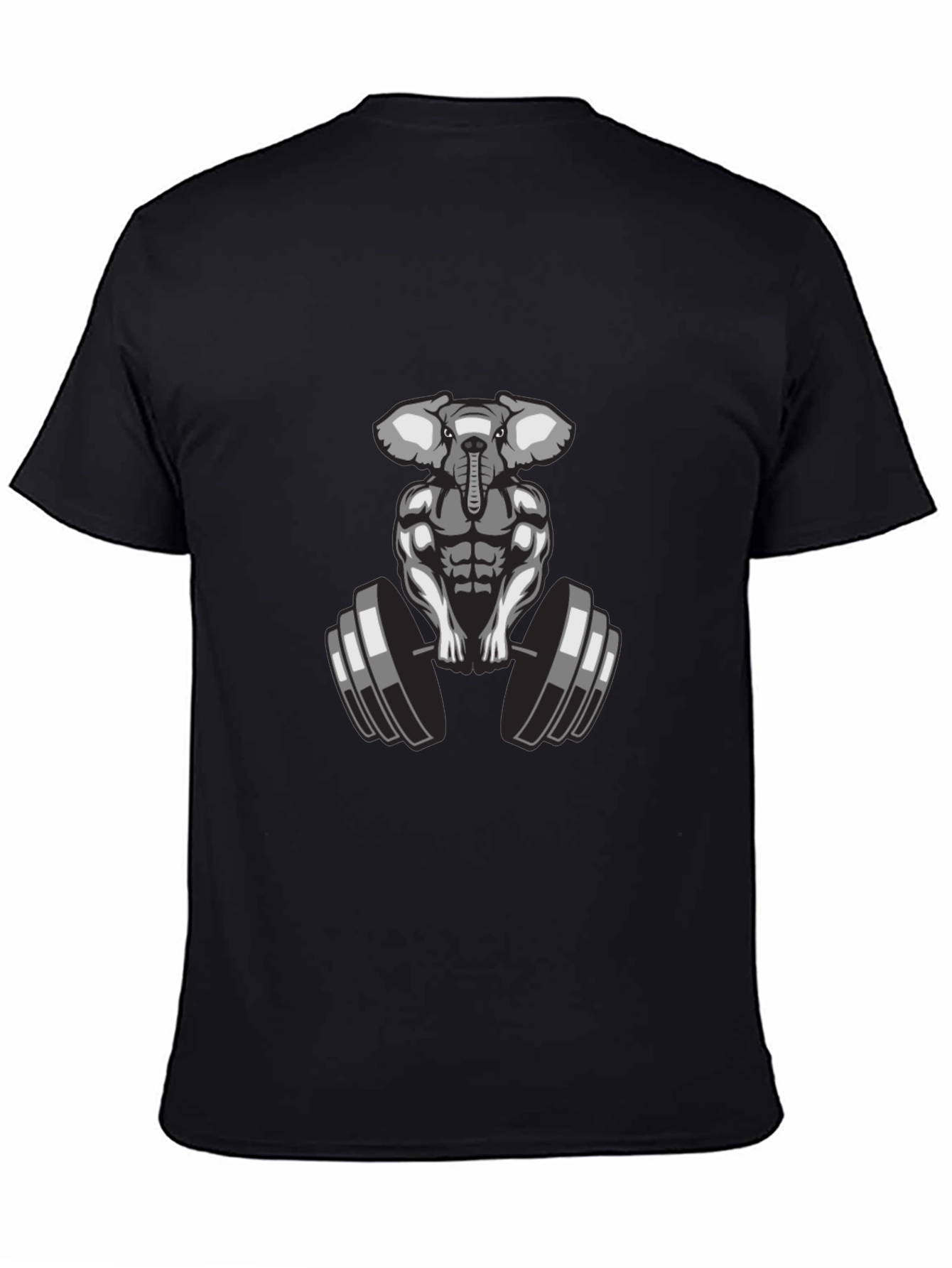 Elephant Gym T-Shirt: Muscle Animal Tee