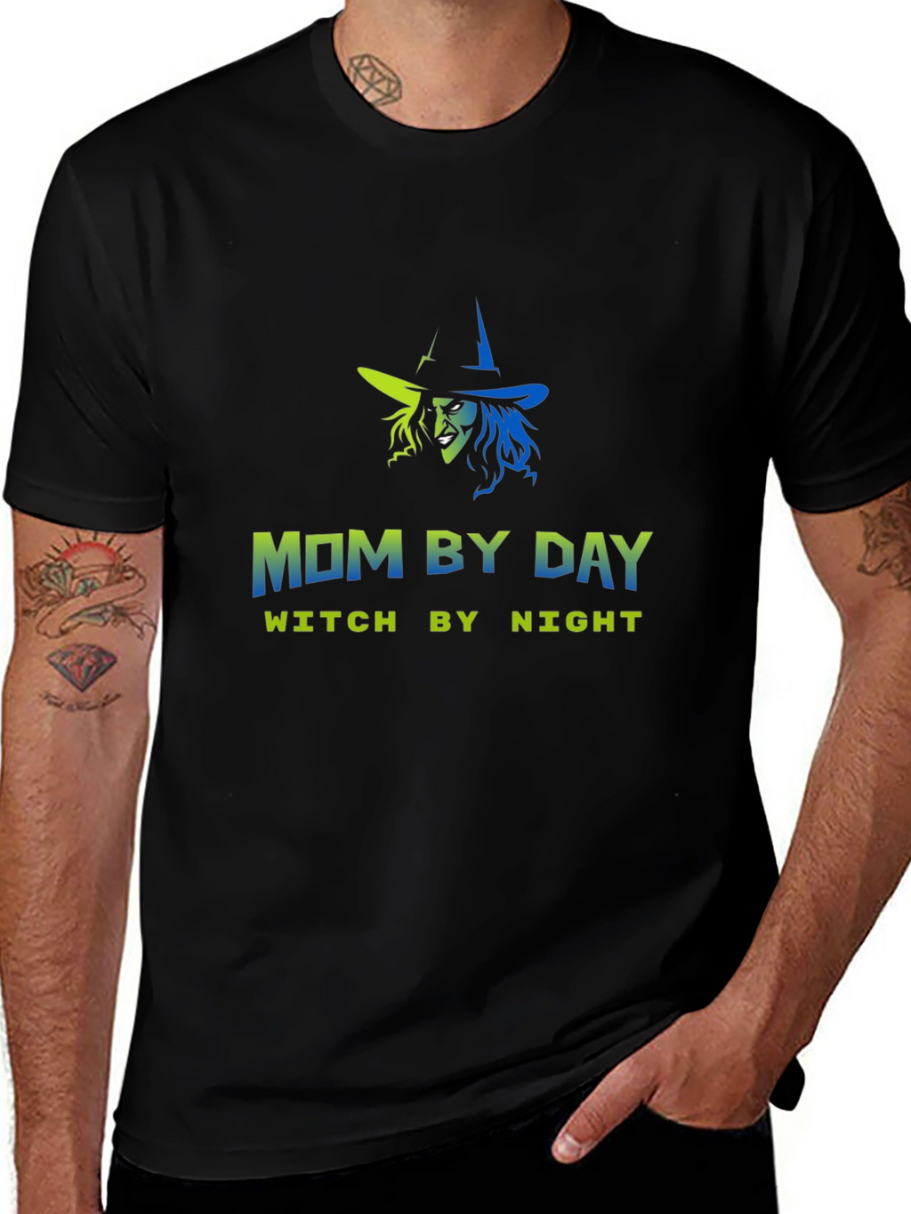 Mom By Day Witch By Night Graphic Tee