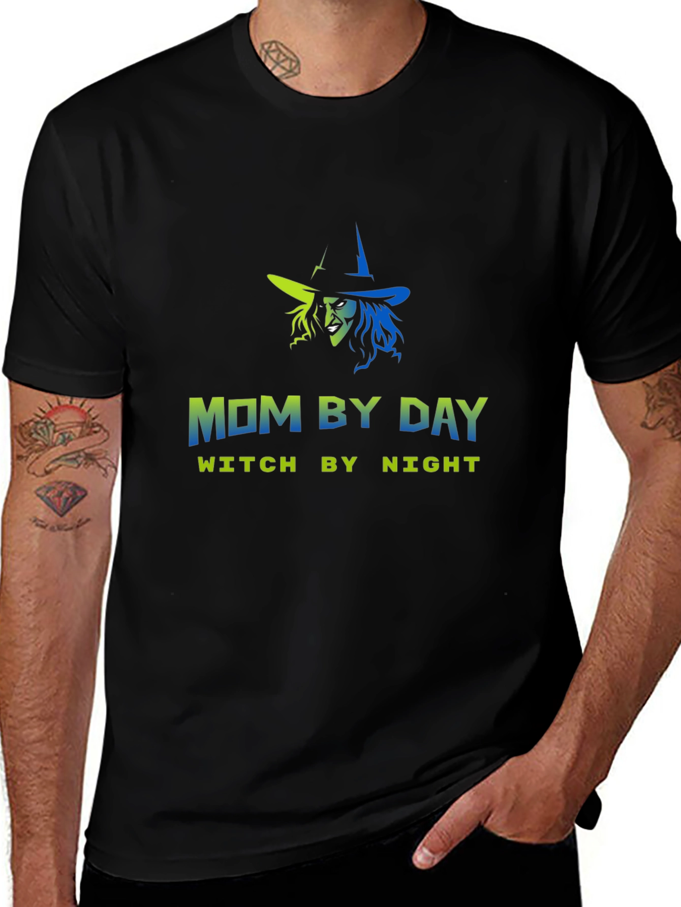 Mom By Day Witch By Night Graphic Tee