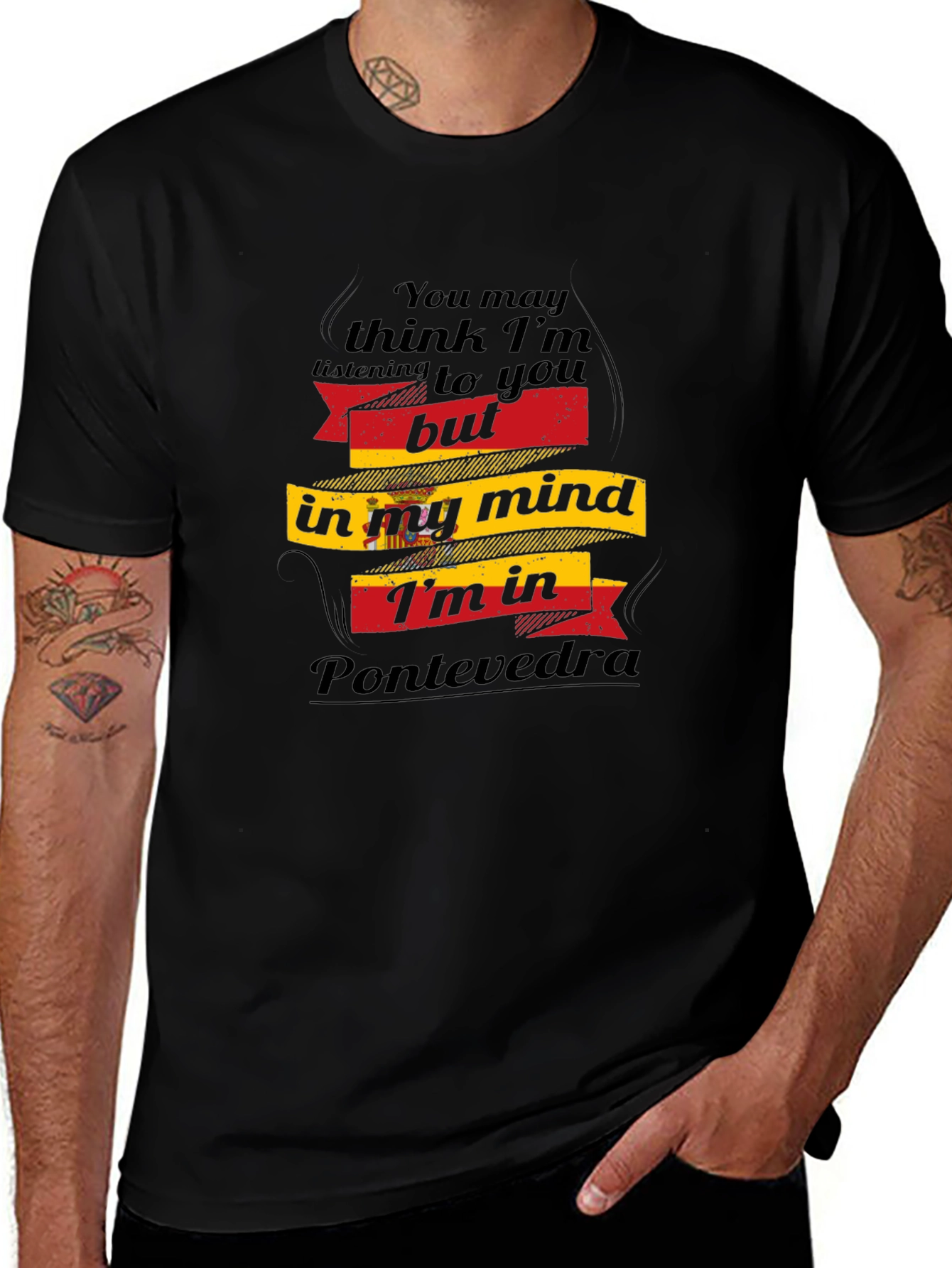 Pontevedra Mind T-Shirt - Spain City Travel Tee
