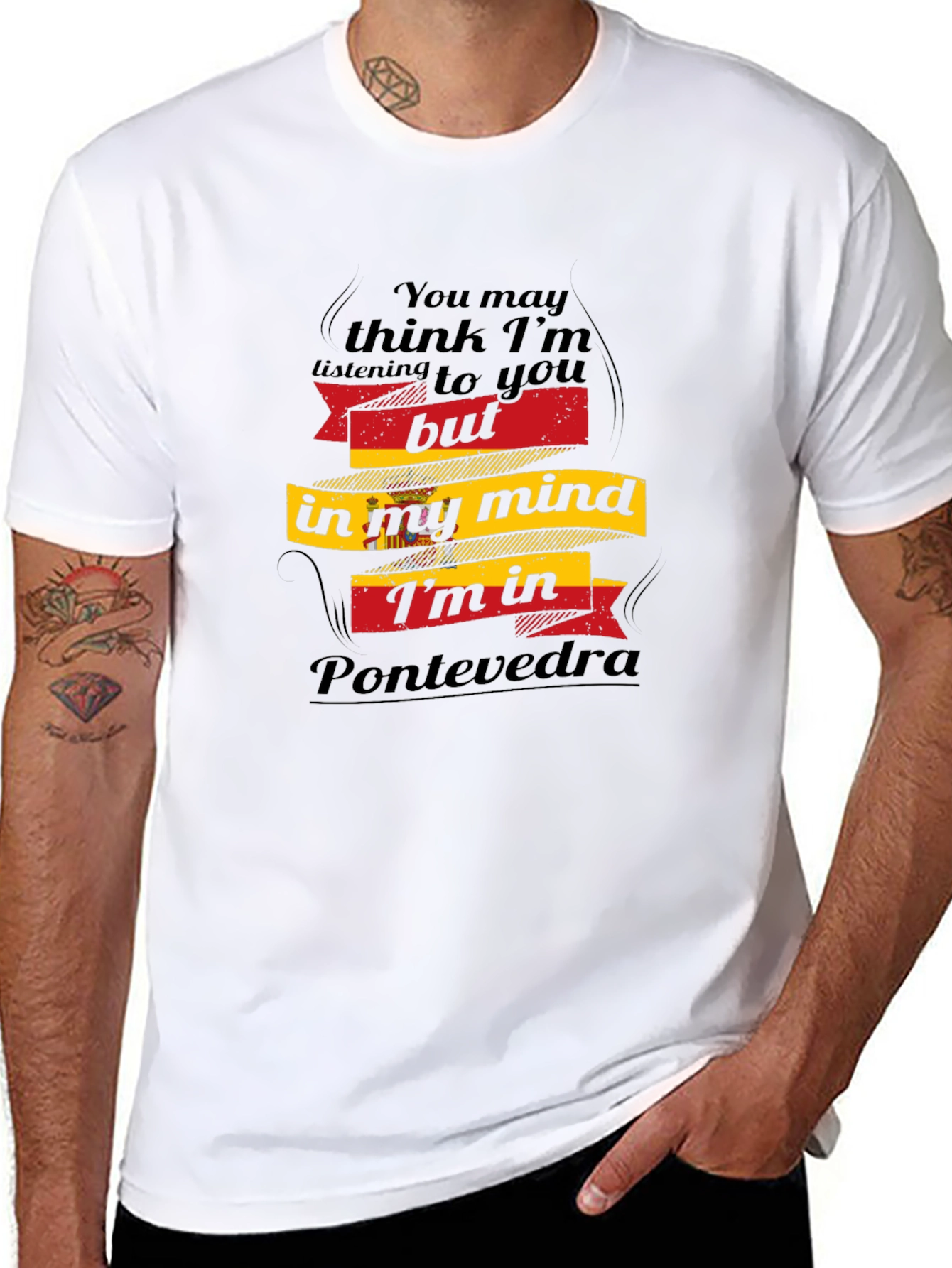 Pontevedra Mind T-Shirt - Spain City Travel Tee