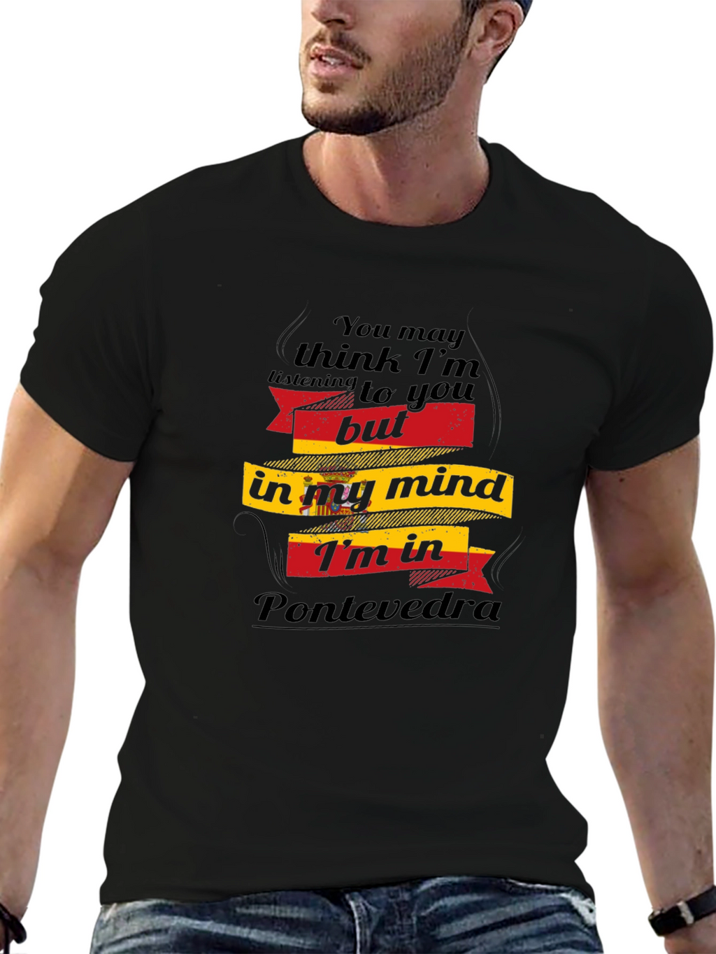 Pontevedra Mind T-Shirt - Spain City Travel Tee