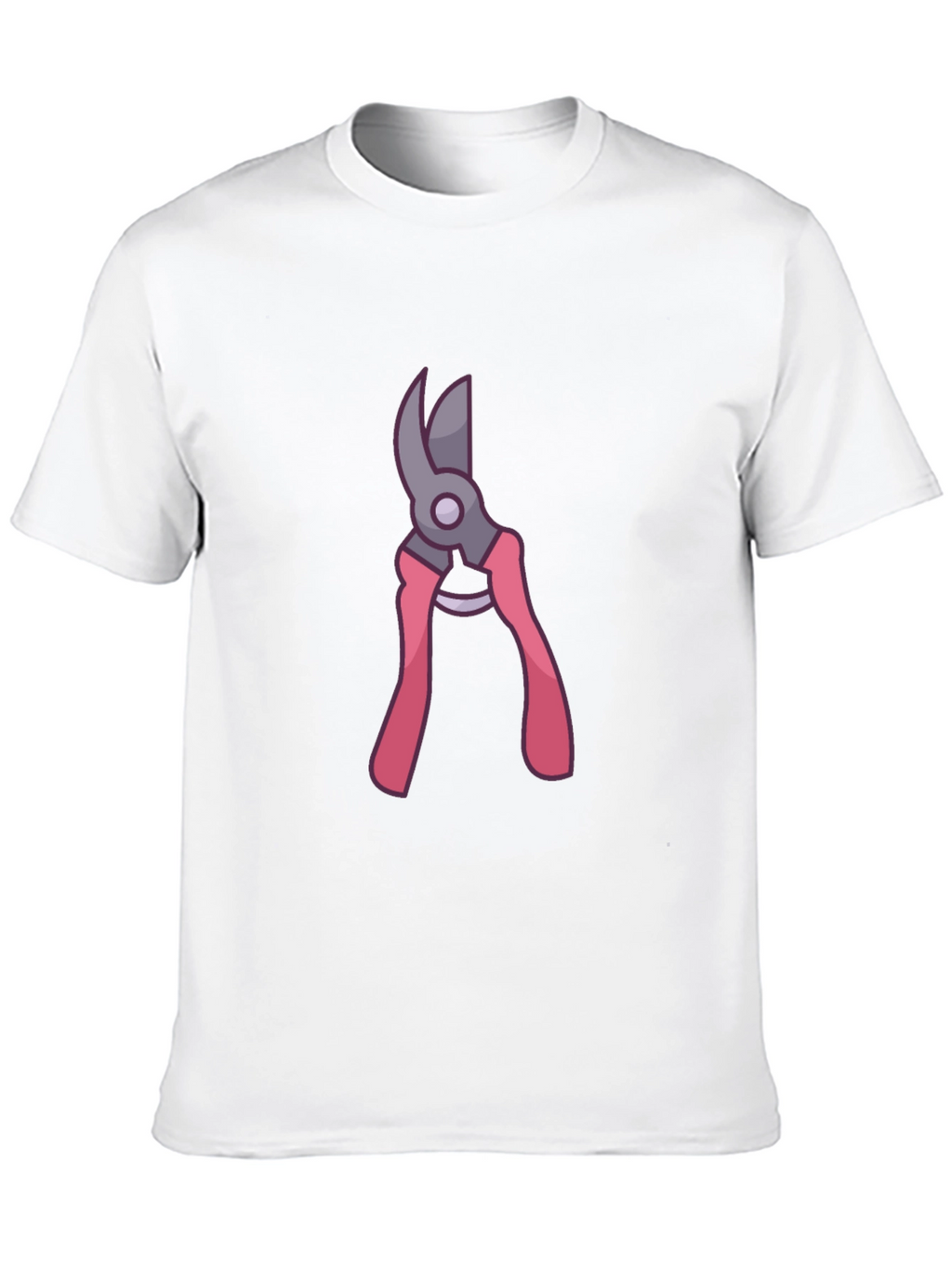 Gardening Pruner Graphic Tee - Black Cotton Blend Shirt