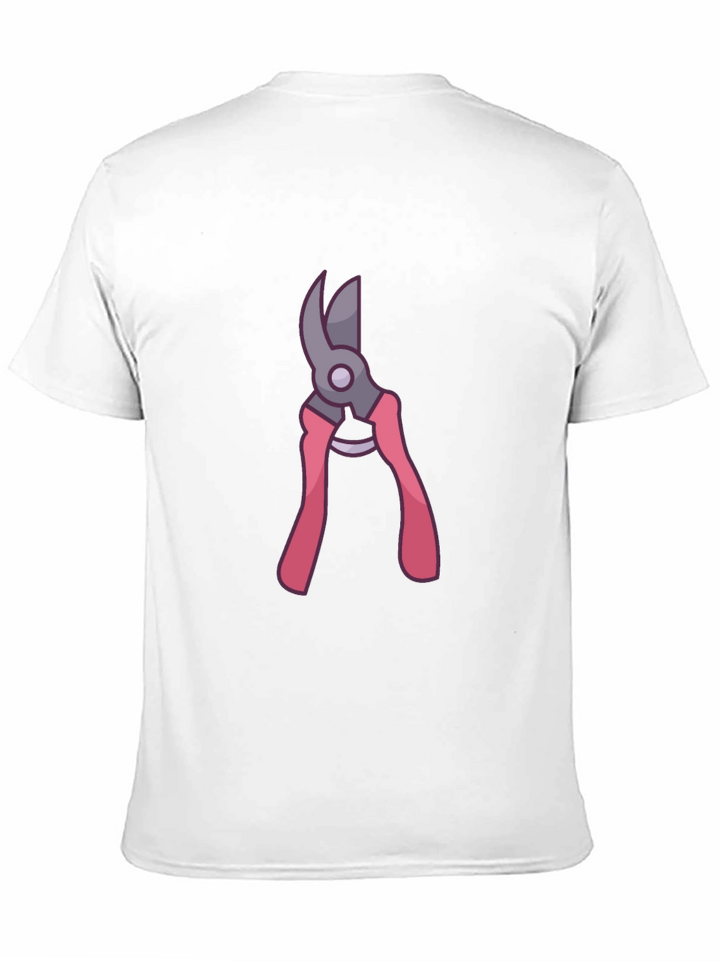 Gardening Pruner Graphic Tee - Black Cotton Blend Shirt