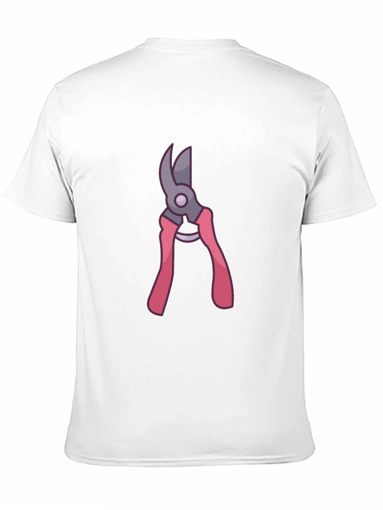 Gardening Pruner Graphic Tee - Black Cotton Blend Shirt