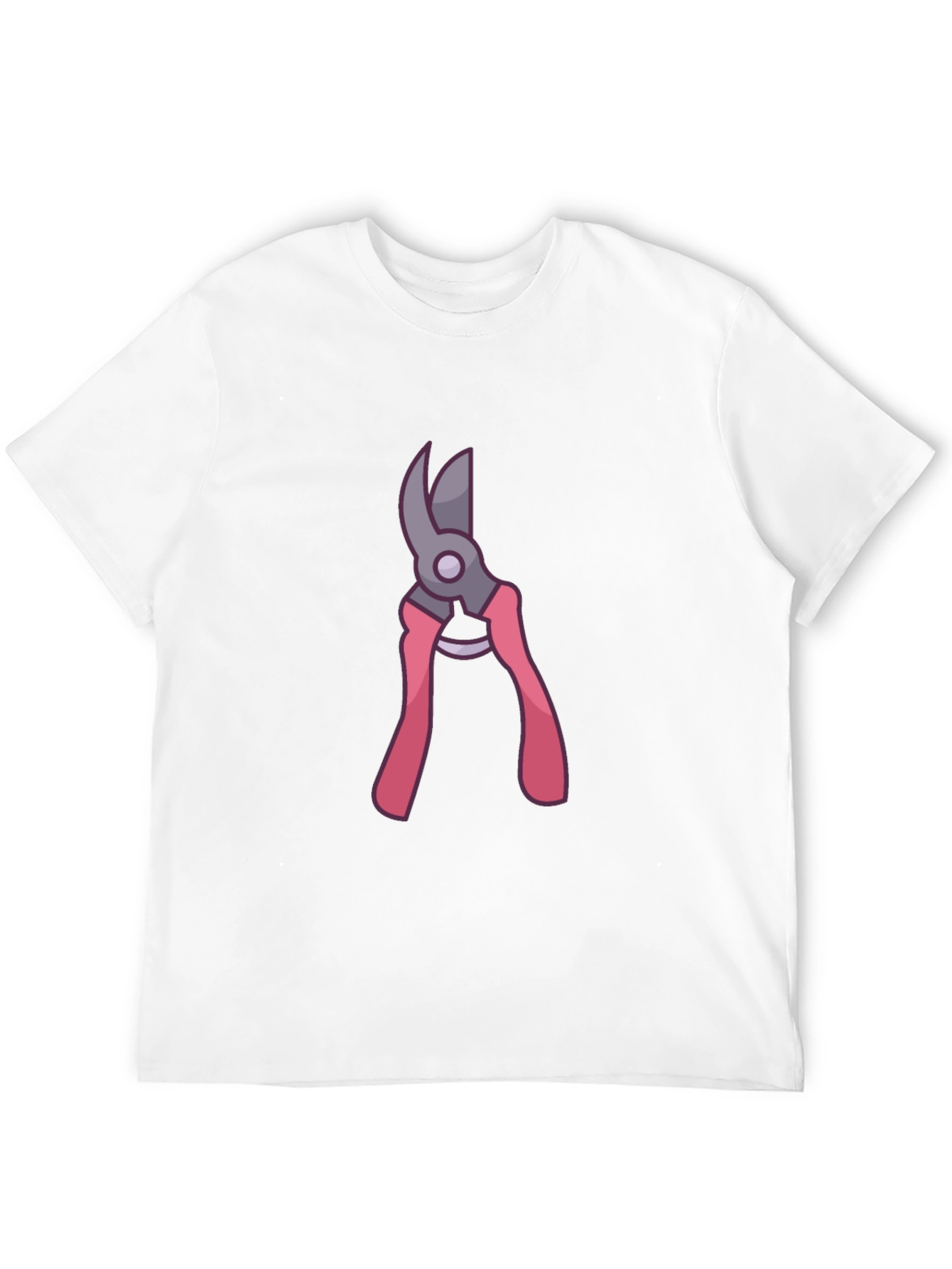 Gardening Pruner Graphic Tee - Black Cotton Blend Shirt