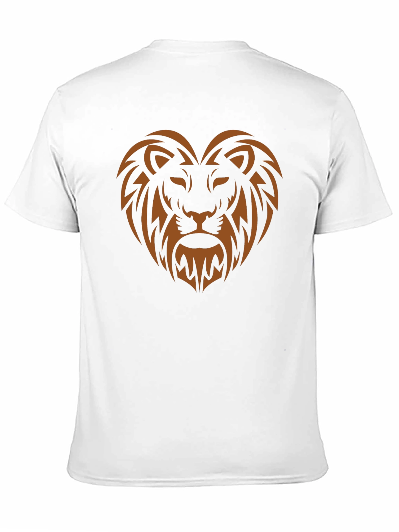 Lion Heart Graphic Tee - Stylish Mens Black T-Shirt