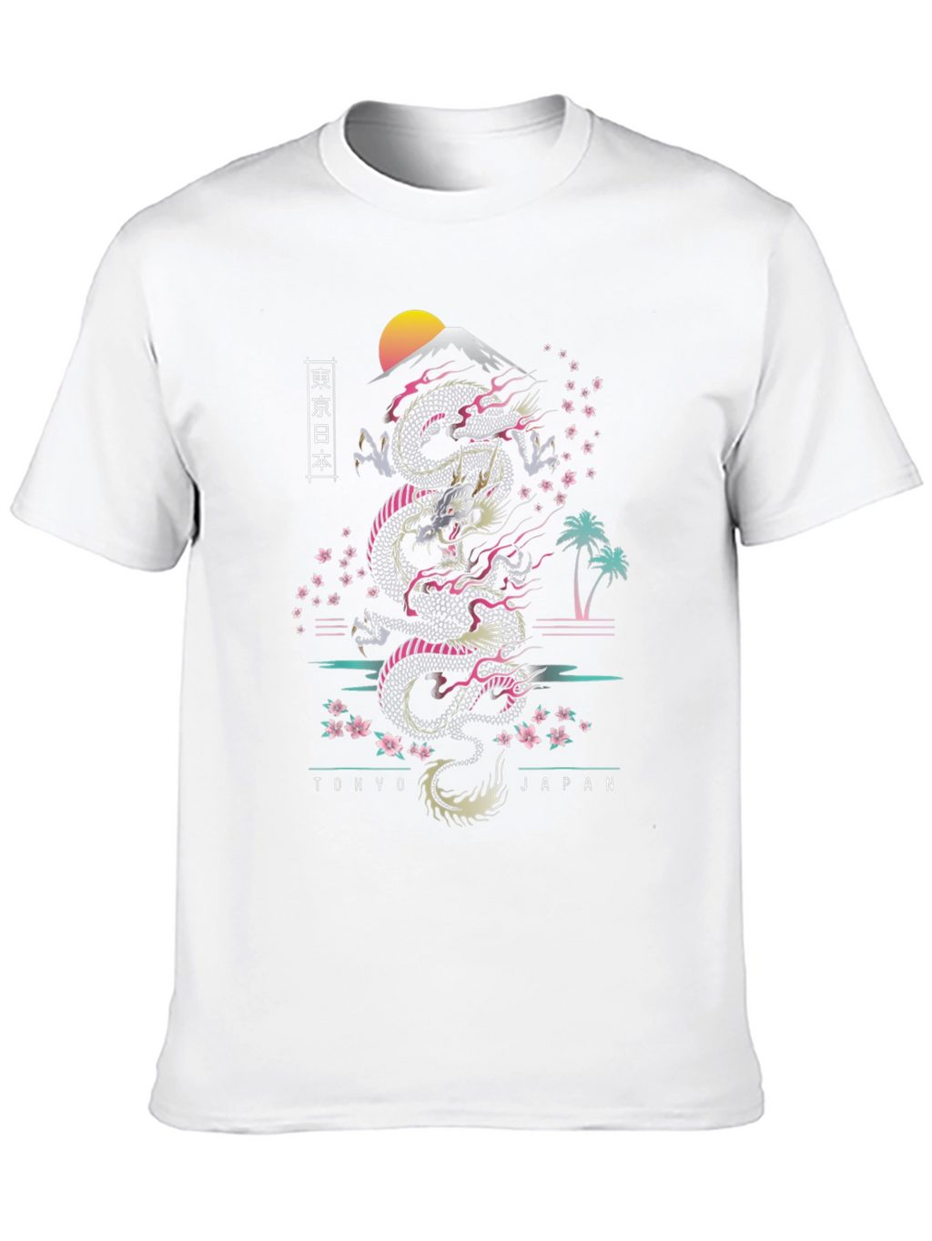 Tokyo Japan Dragon Graphic T-Shirt