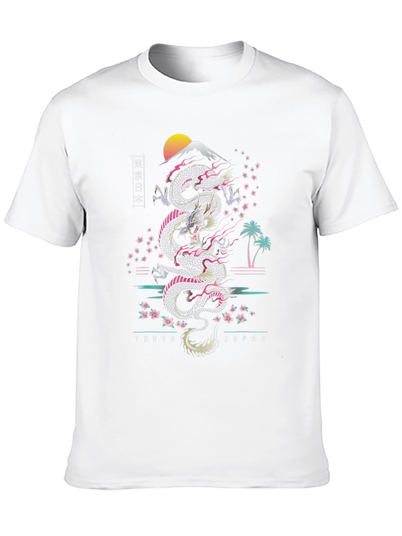 Tokyo Japan Dragon Graphic T-Shirt