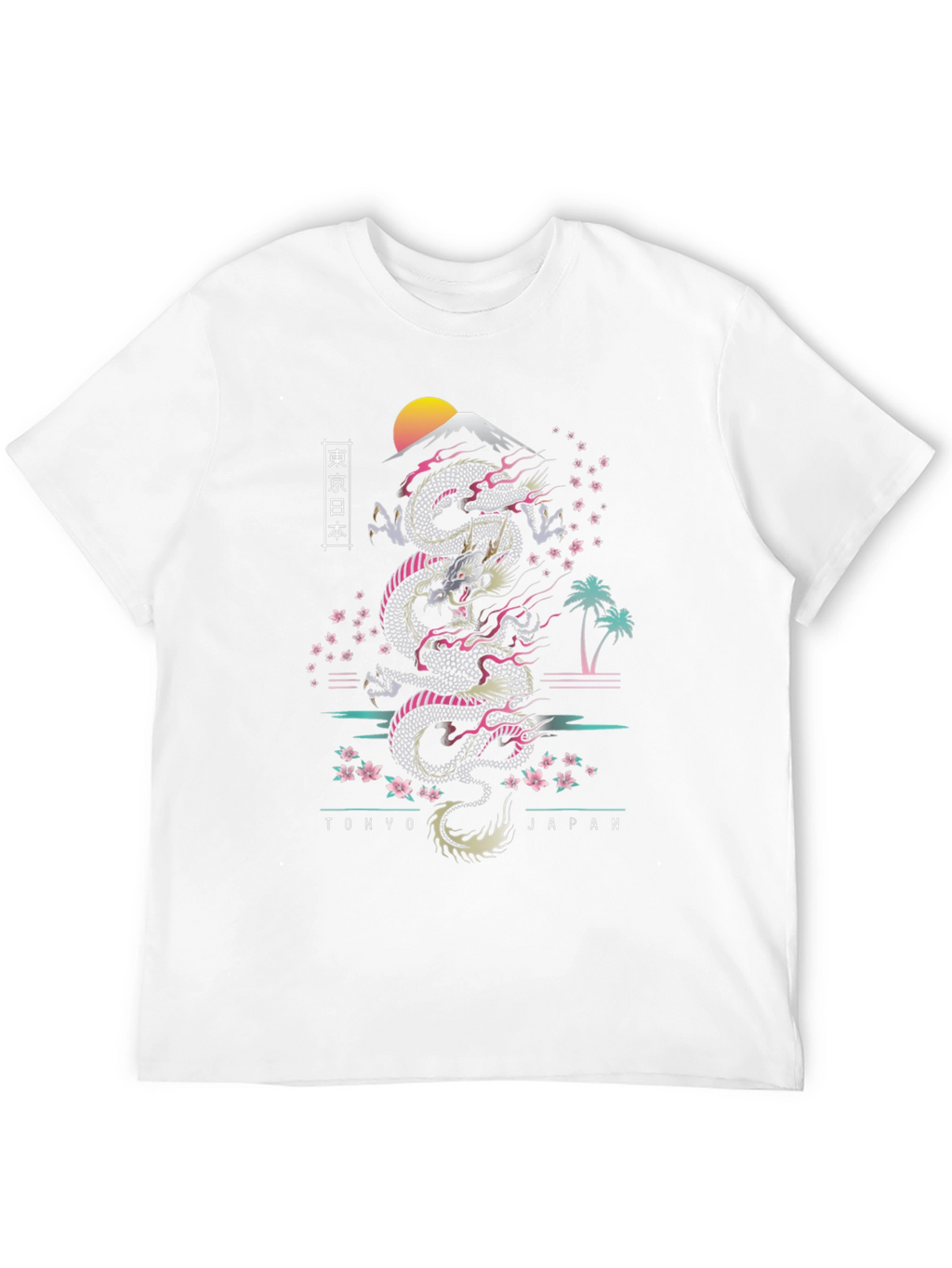 Tokyo Japan Dragon Graphic T-Shirt