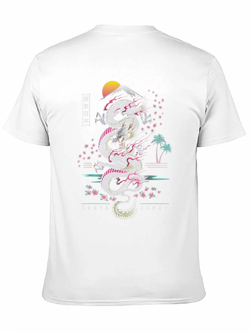 Tokyo Japan Dragon Graphic T-Shirt