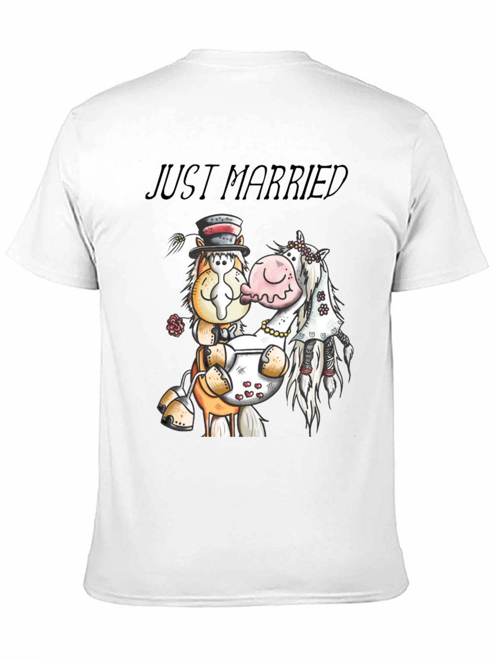 Just Married Horse T-Shirt