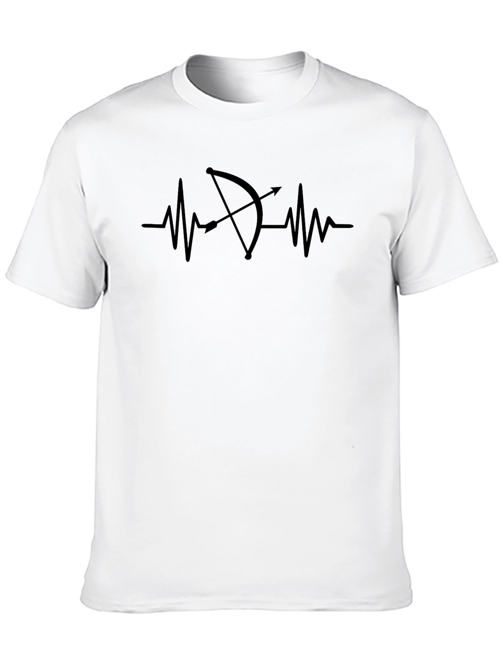 Archery Heartbeat T-Shirt - Black