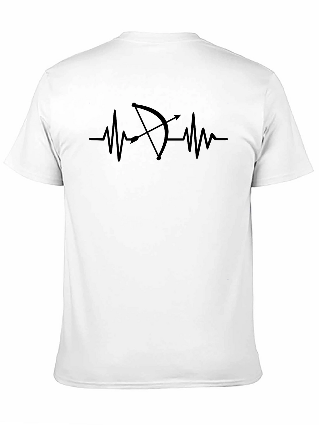 Archery Heartbeat T-Shirt - Black