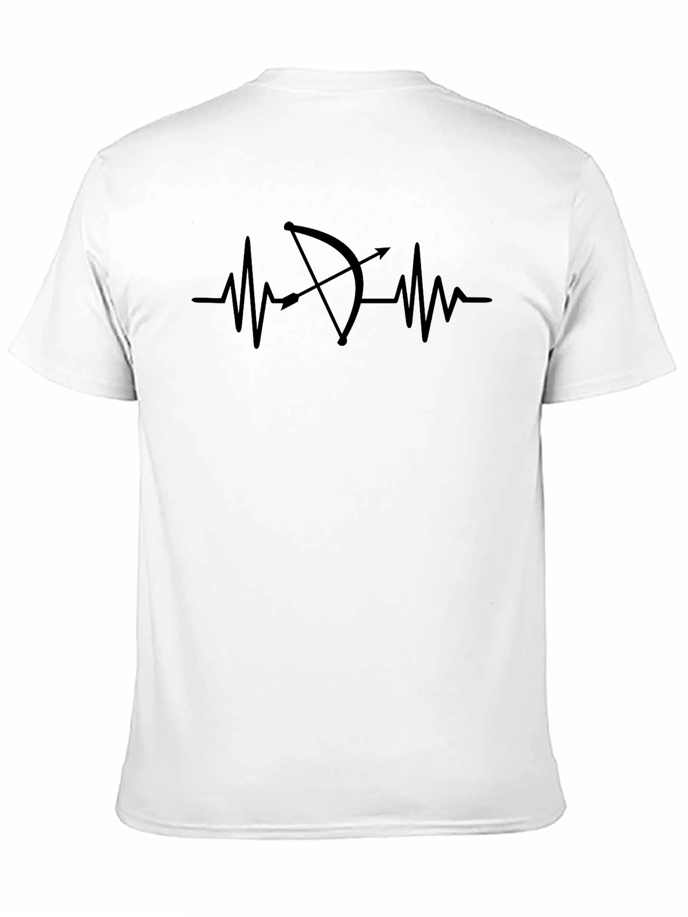 Archery Heartbeat T-Shirt - Black