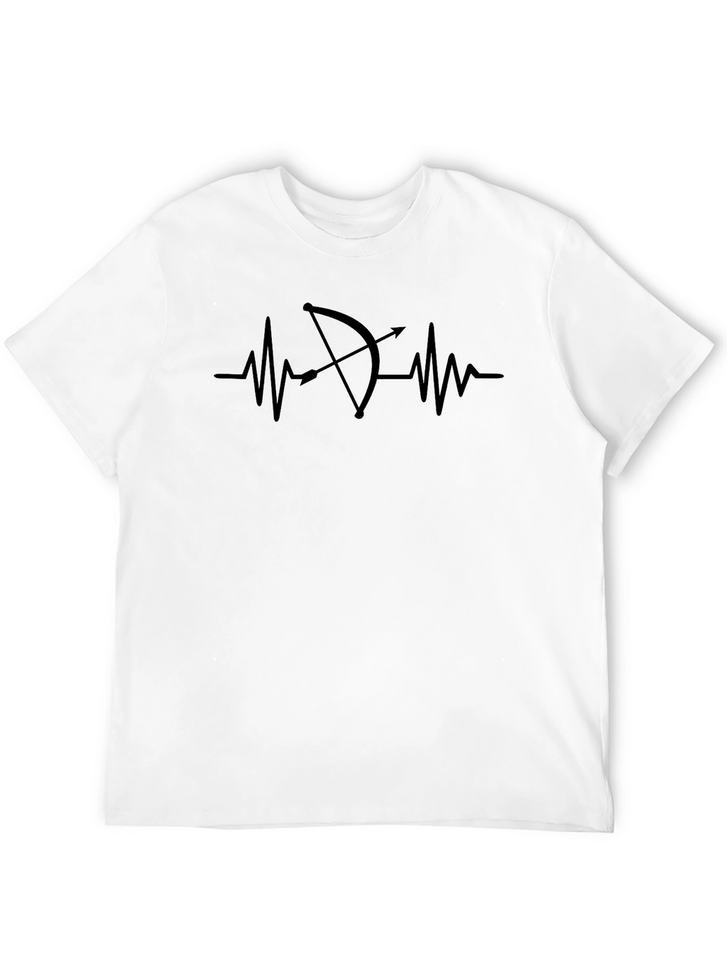 Archery Heartbeat T-Shirt - Black