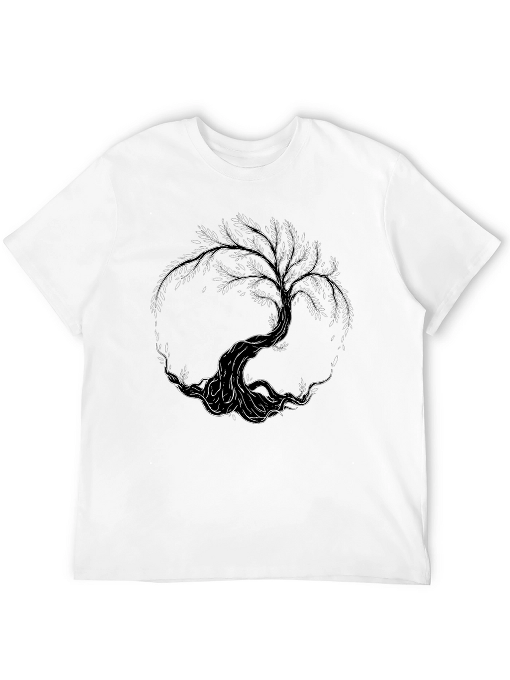 Gothic Tree Graphic Tee - Black Unisex T-Shirt