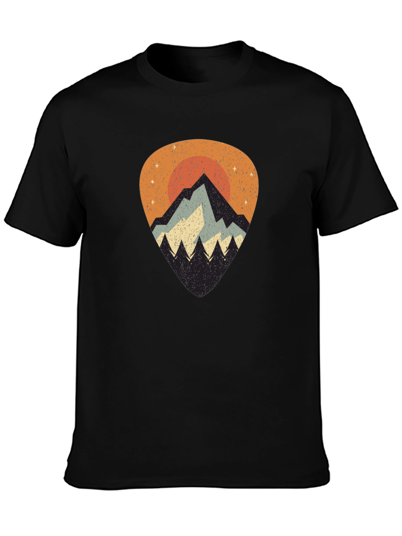 Mountain Sunset Graphic Tee - Nature Inspired T-Shirt