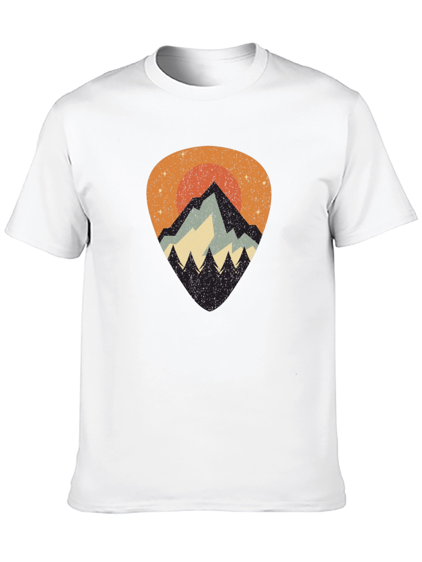 Mountain Sunset Graphic Tee - Nature Inspired T-Shirt