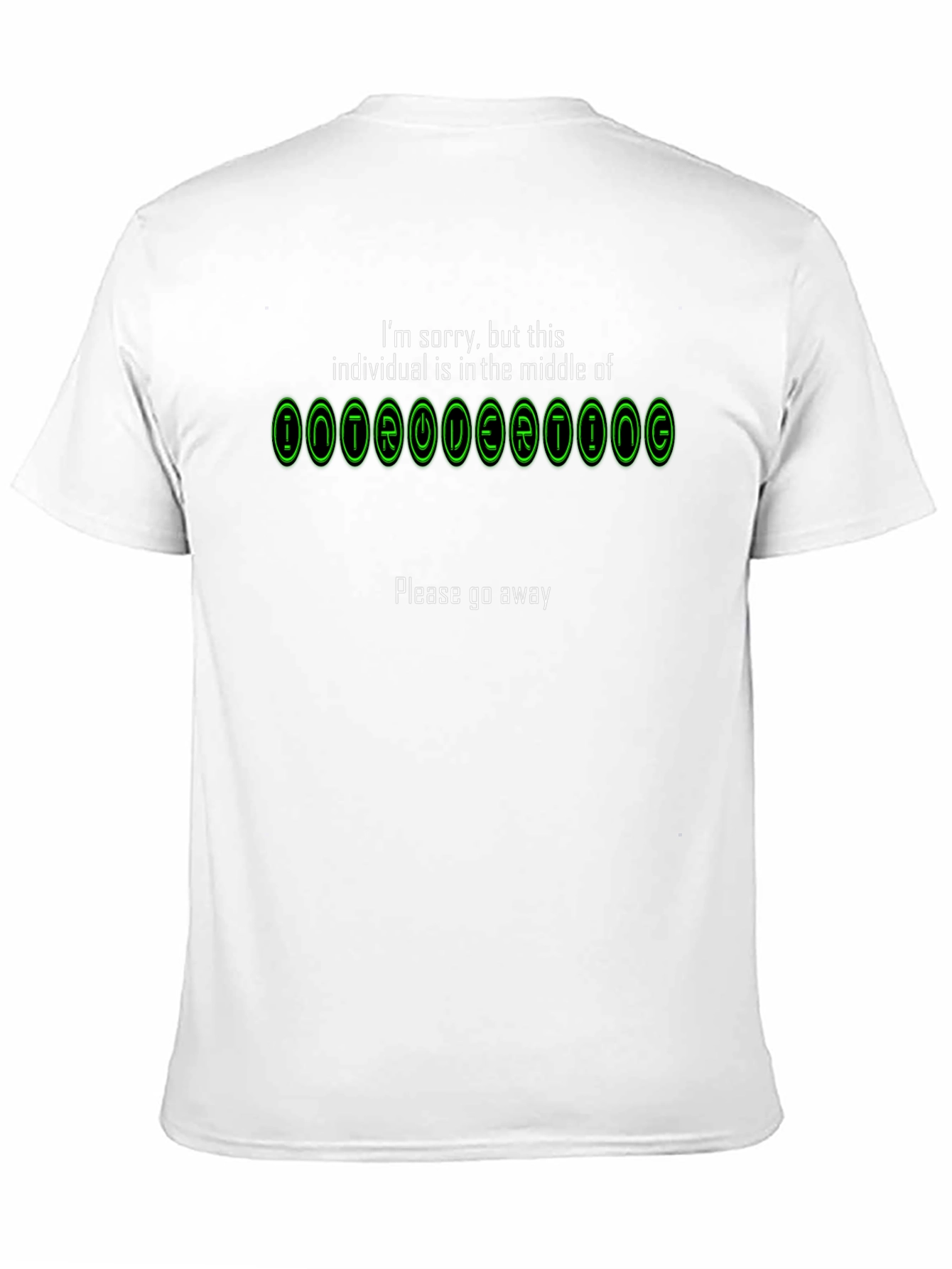 Introverting Mode Graphic Tee - Black