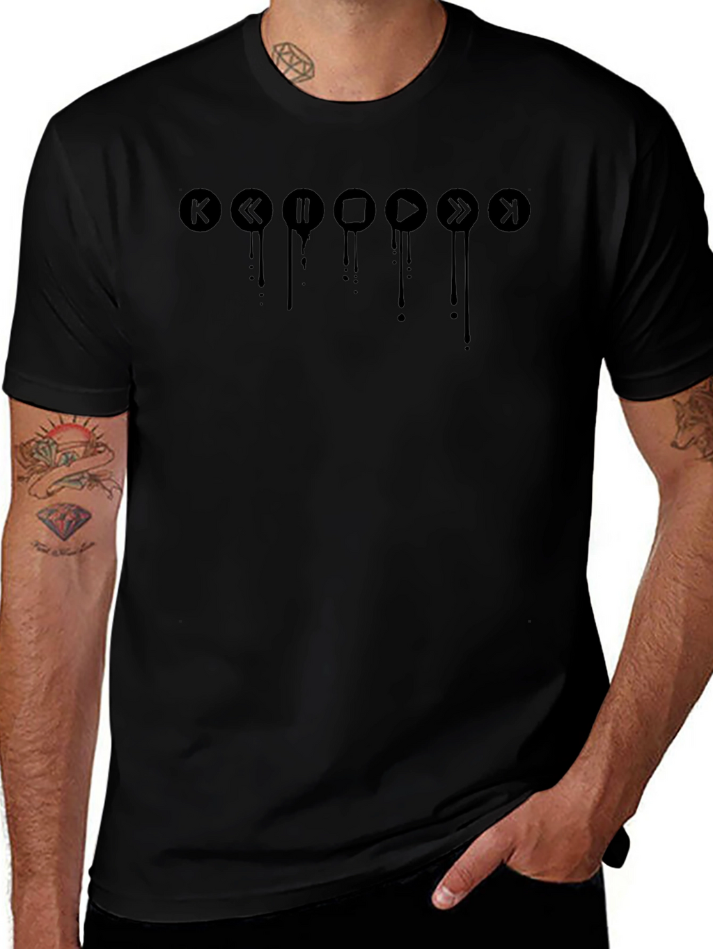 Dripping Media Player T-Shirt