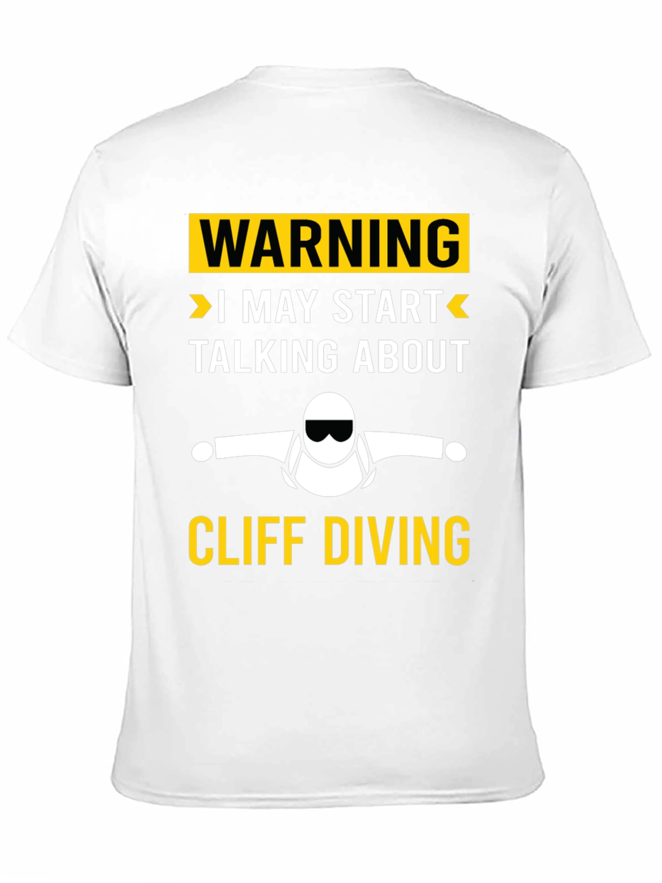 Cliff Diving Warning T-Shirt - Funny Diver Gift