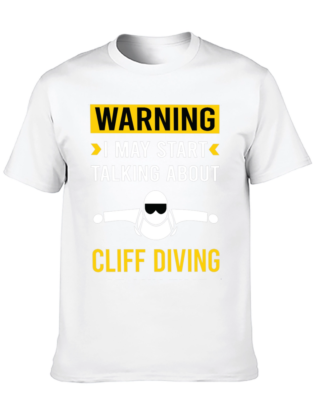 Cliff Diving Warning T-Shirt - Funny Diver Gift