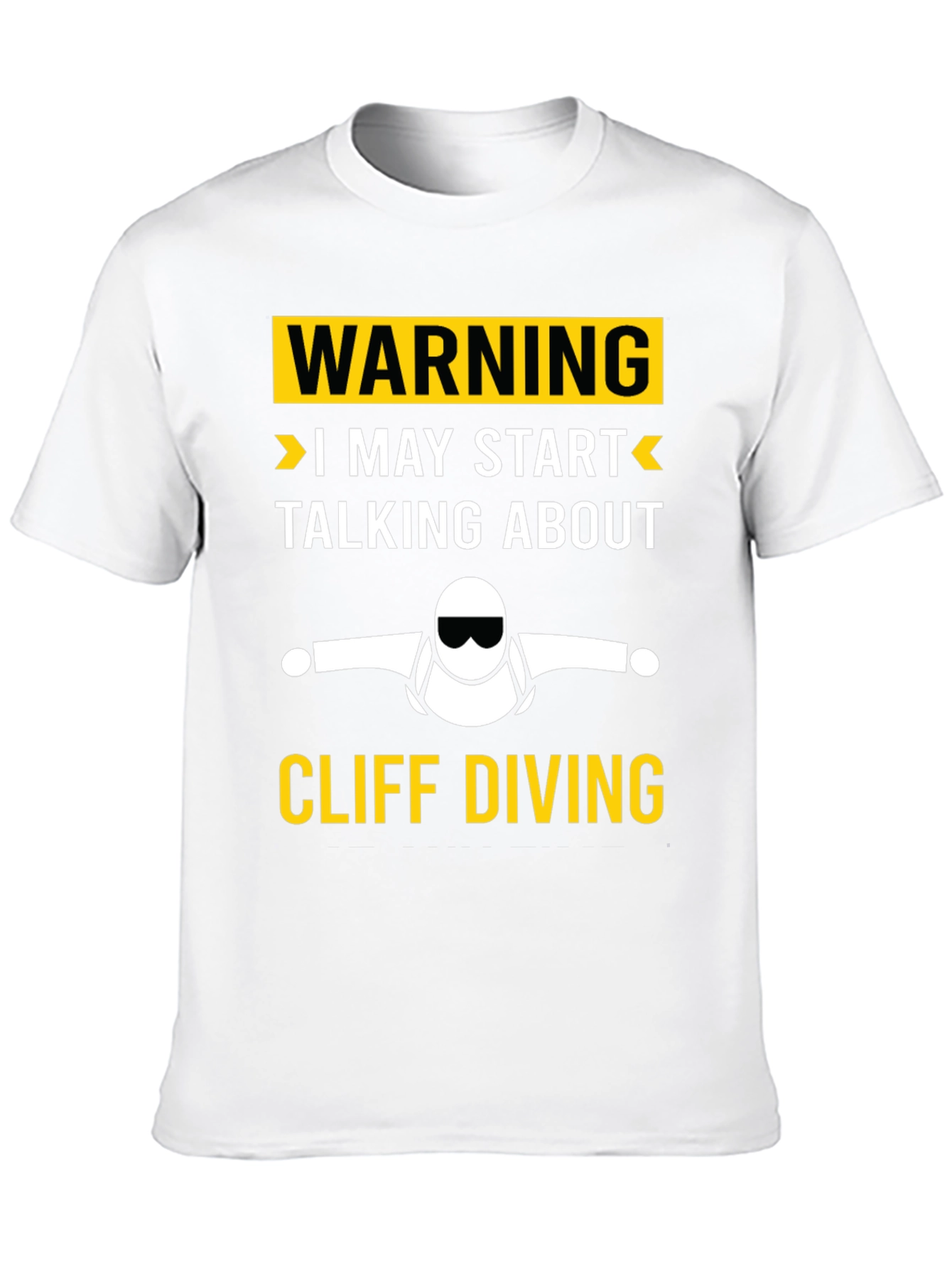 Cliff Diving Warning T-Shirt - Funny Diver Gift
