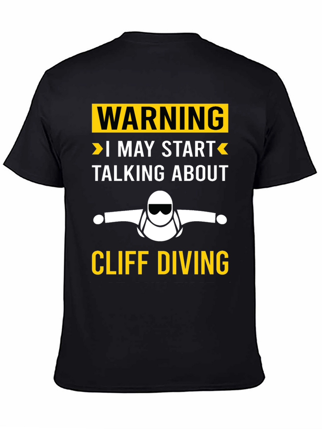 Cliff Diving Warning T-Shirt - Funny Diver Gift