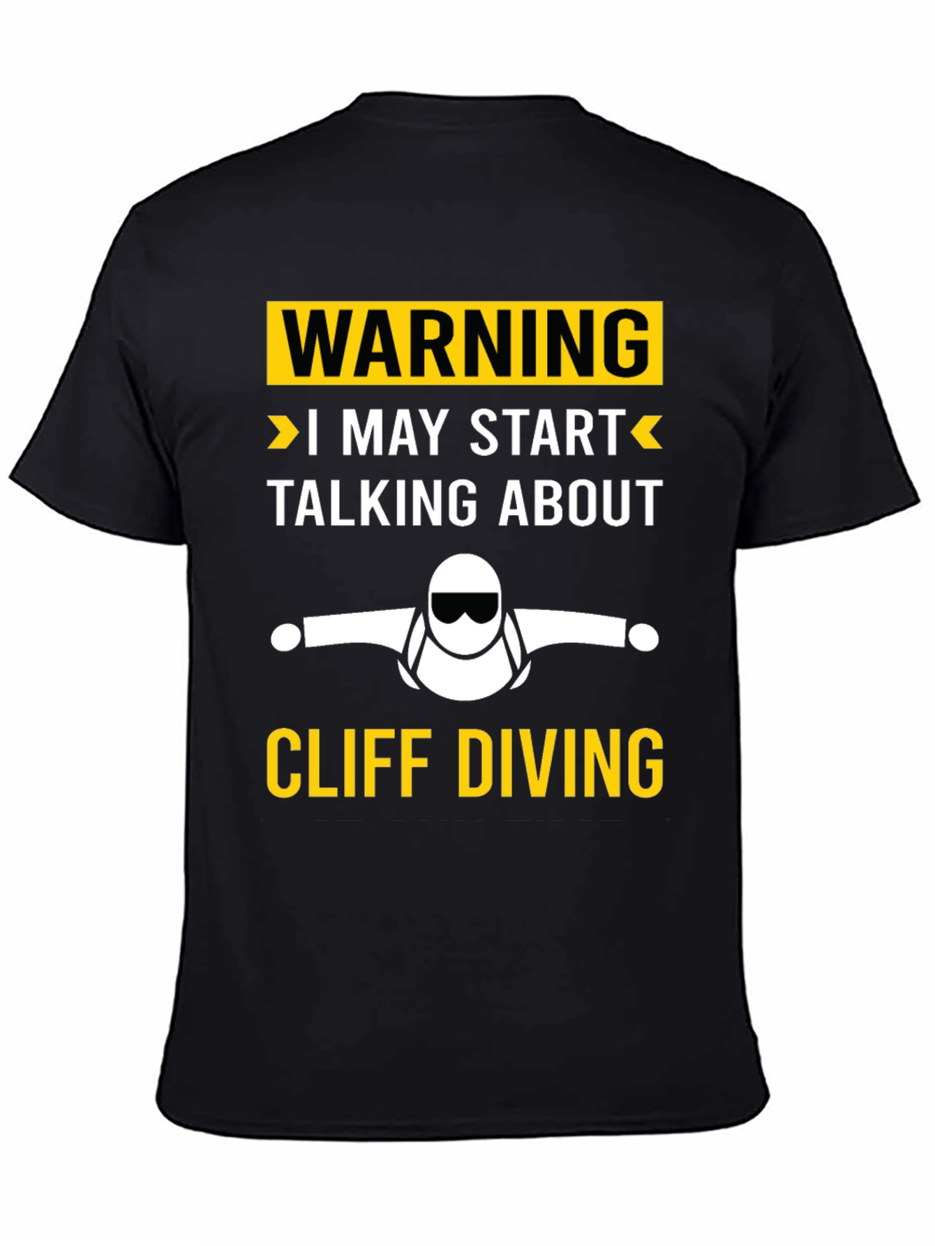 Cliff Diving Warning T-Shirt - Funny Diver Gift
