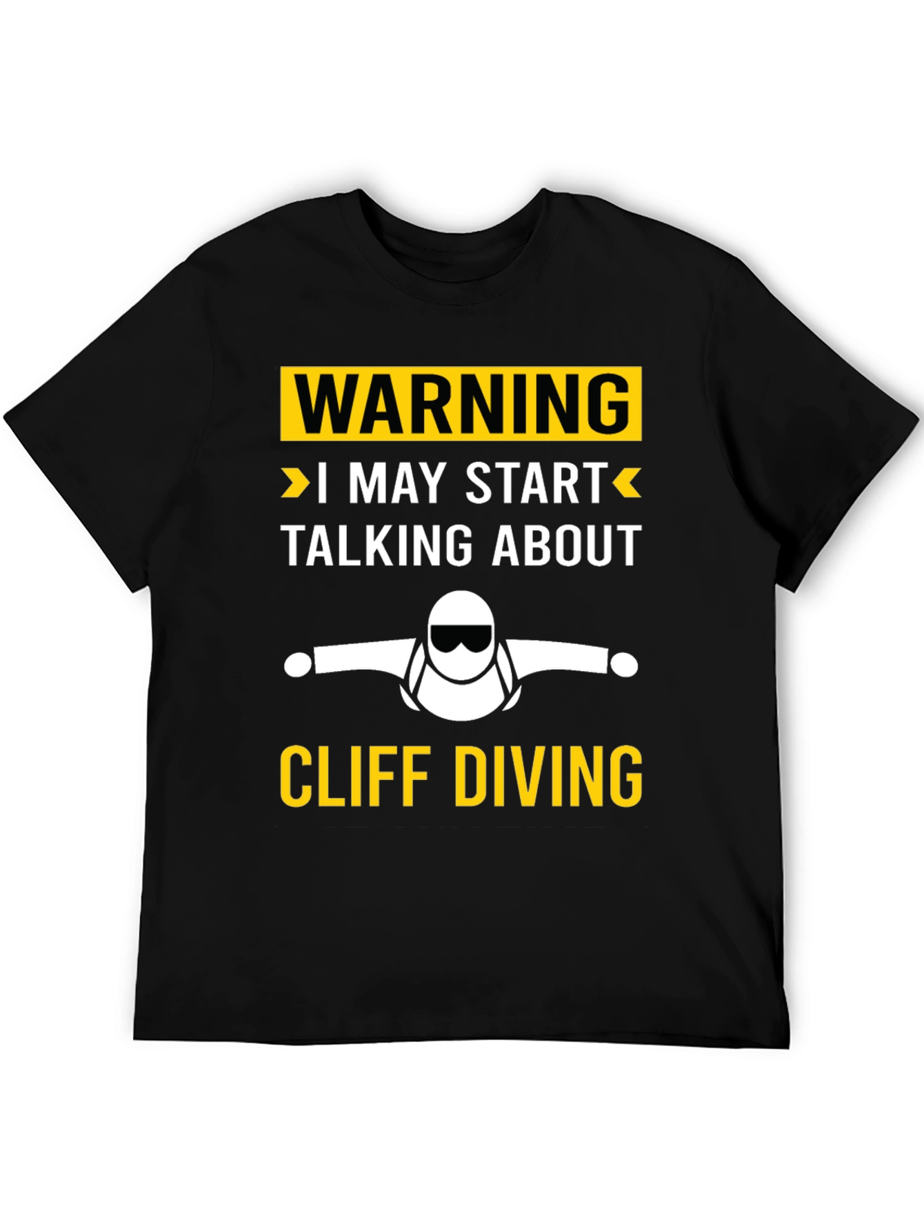 Cliff Diving Warning T-Shirt - Funny Diver Gift