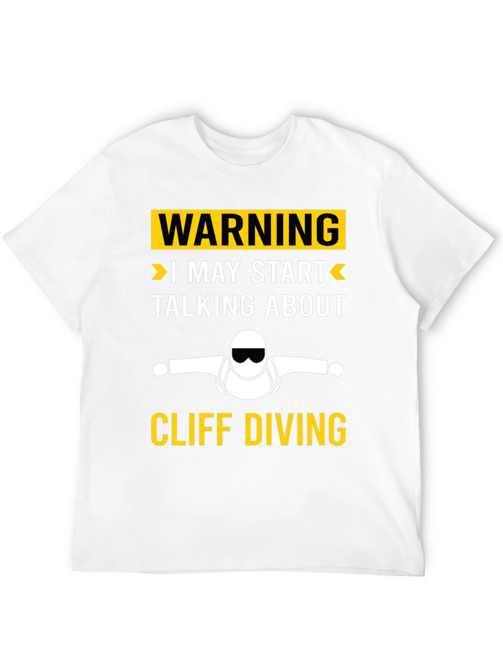 Cliff Diving Warning T-Shirt - Funny Diver Gift