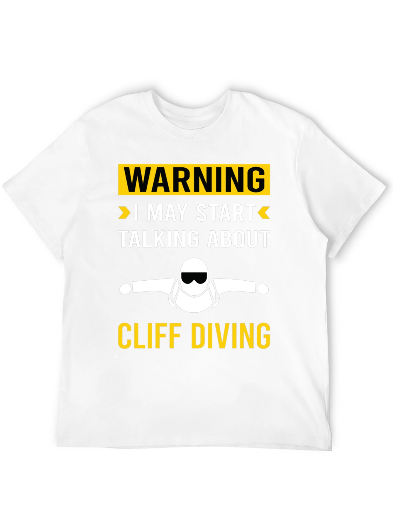 Cliff Diving Warning T-Shirt - Funny Diver Gift