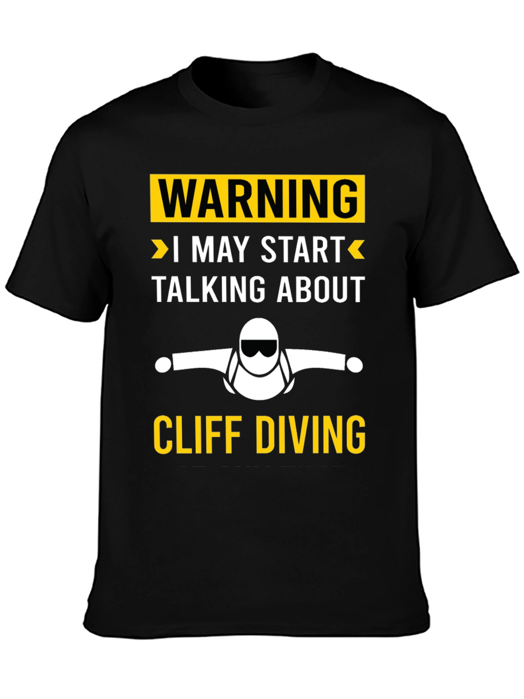 Cliff Diving Warning T-Shirt - Funny Diver Gift