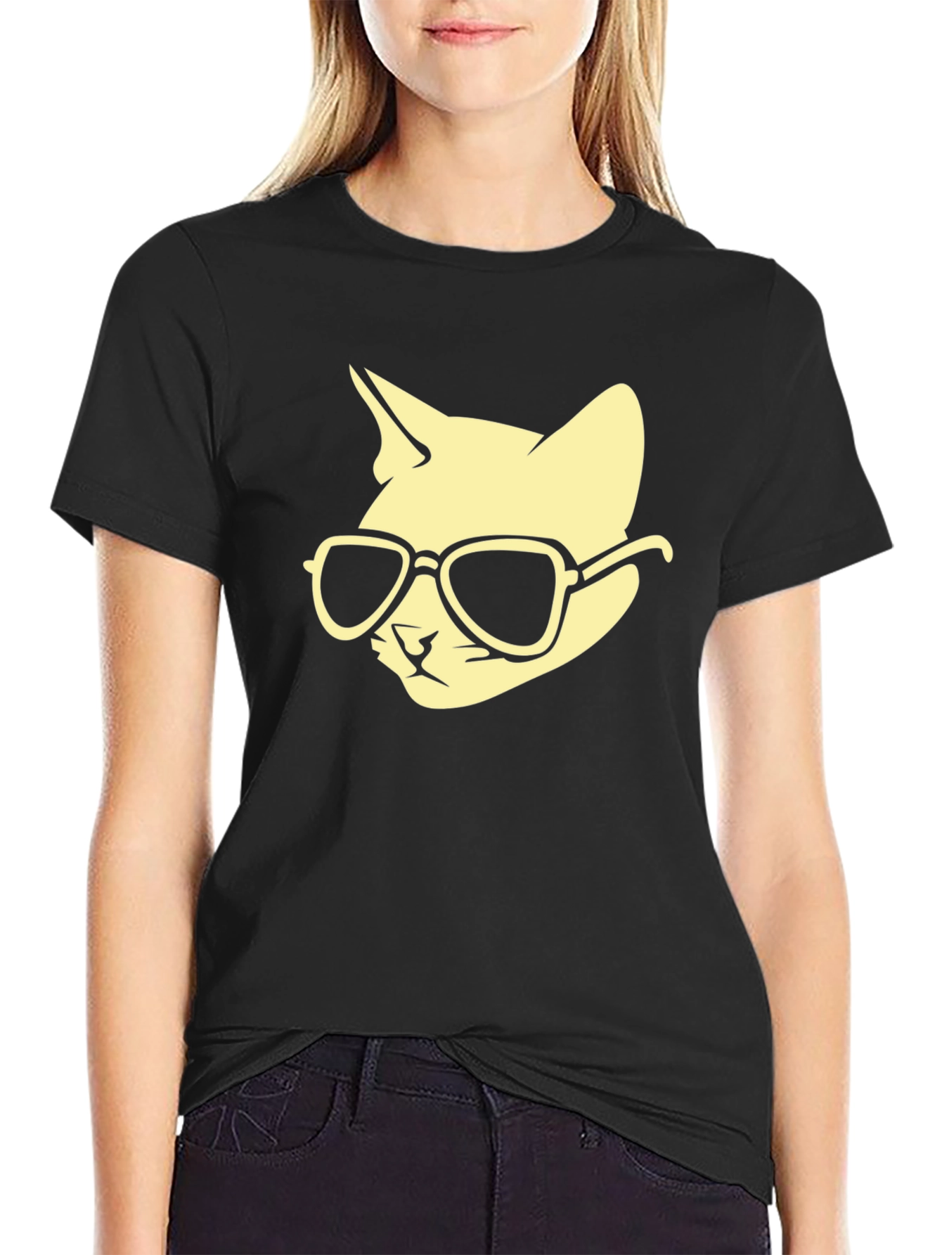 Cool Cat T-Shirt - Stylish Graphic Tee for Cat Lovers
