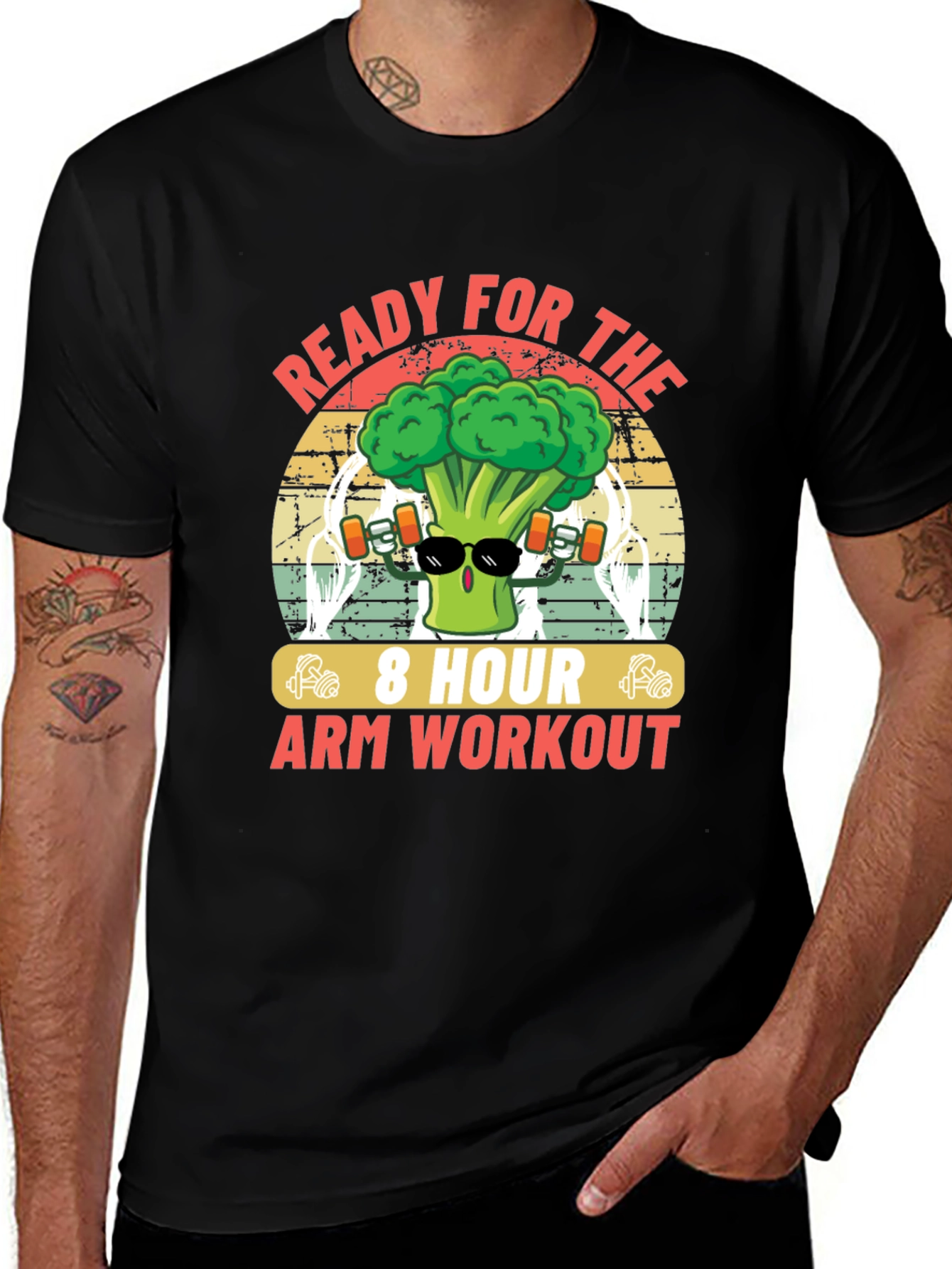 Ready for the 8 Hour Arm Workout Broccoli T-Shirt