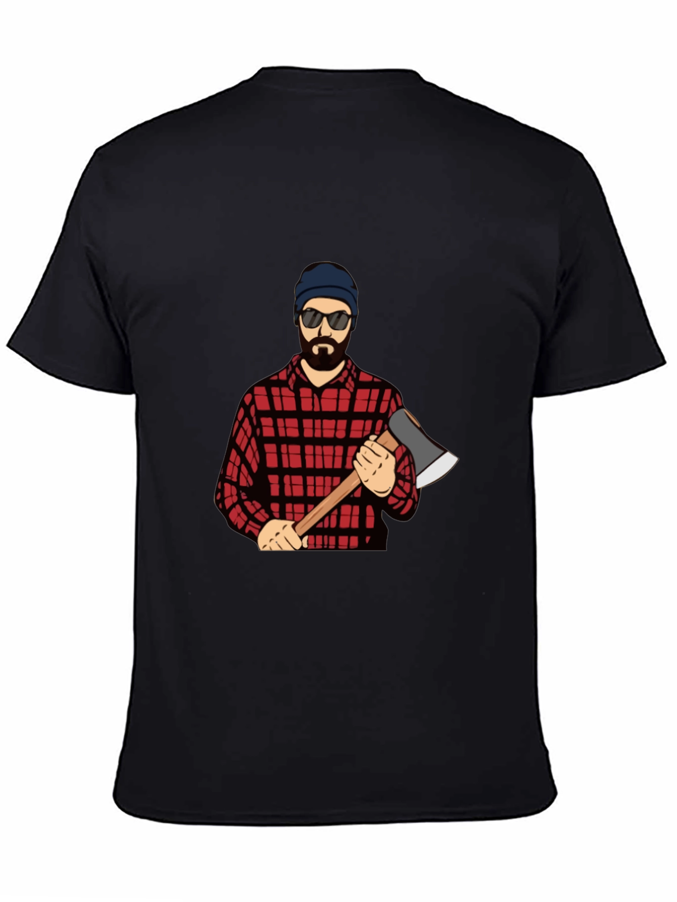 Lumberjack Graphic T-Shirt - Black