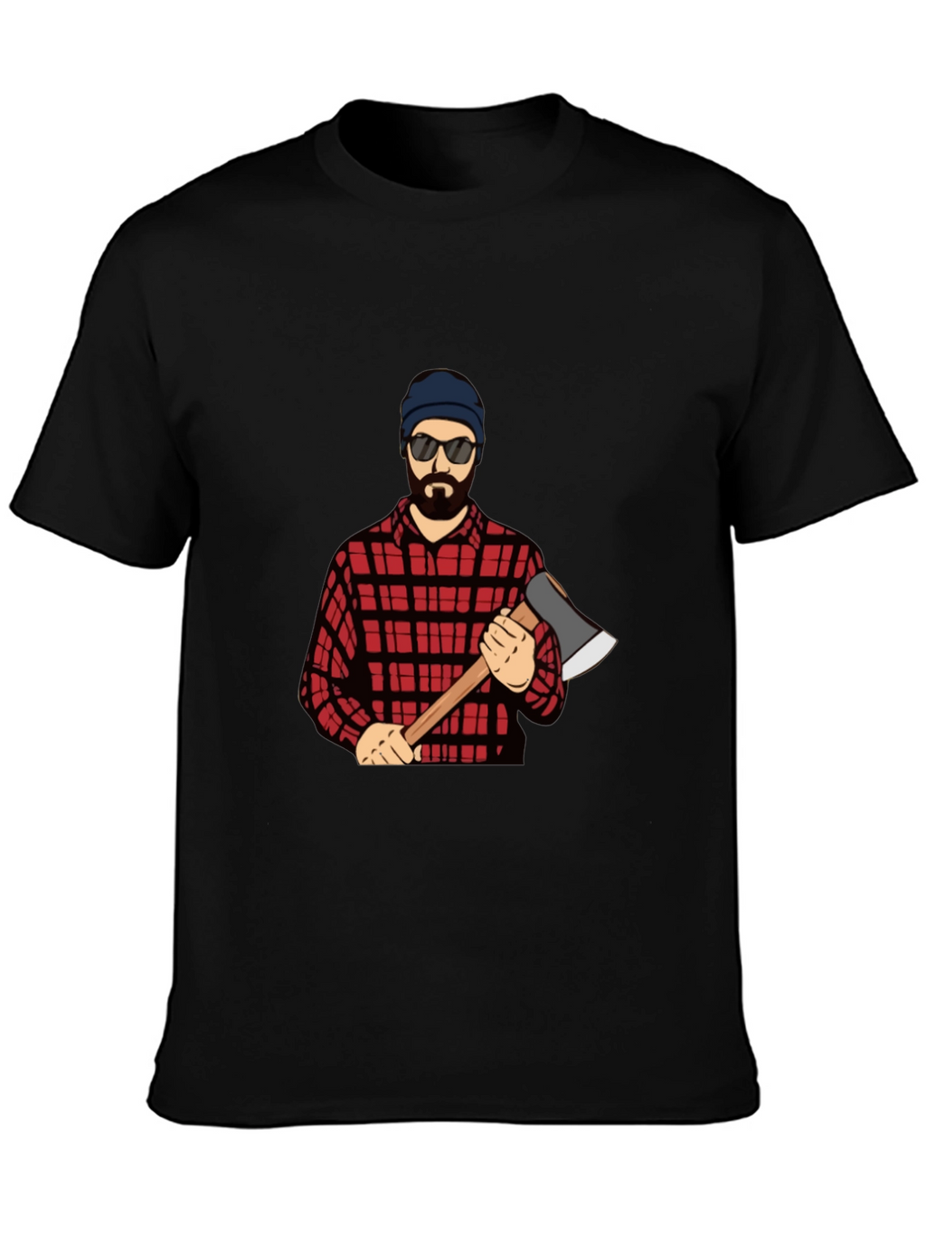 Lumberjack Graphic T-Shirt - Black