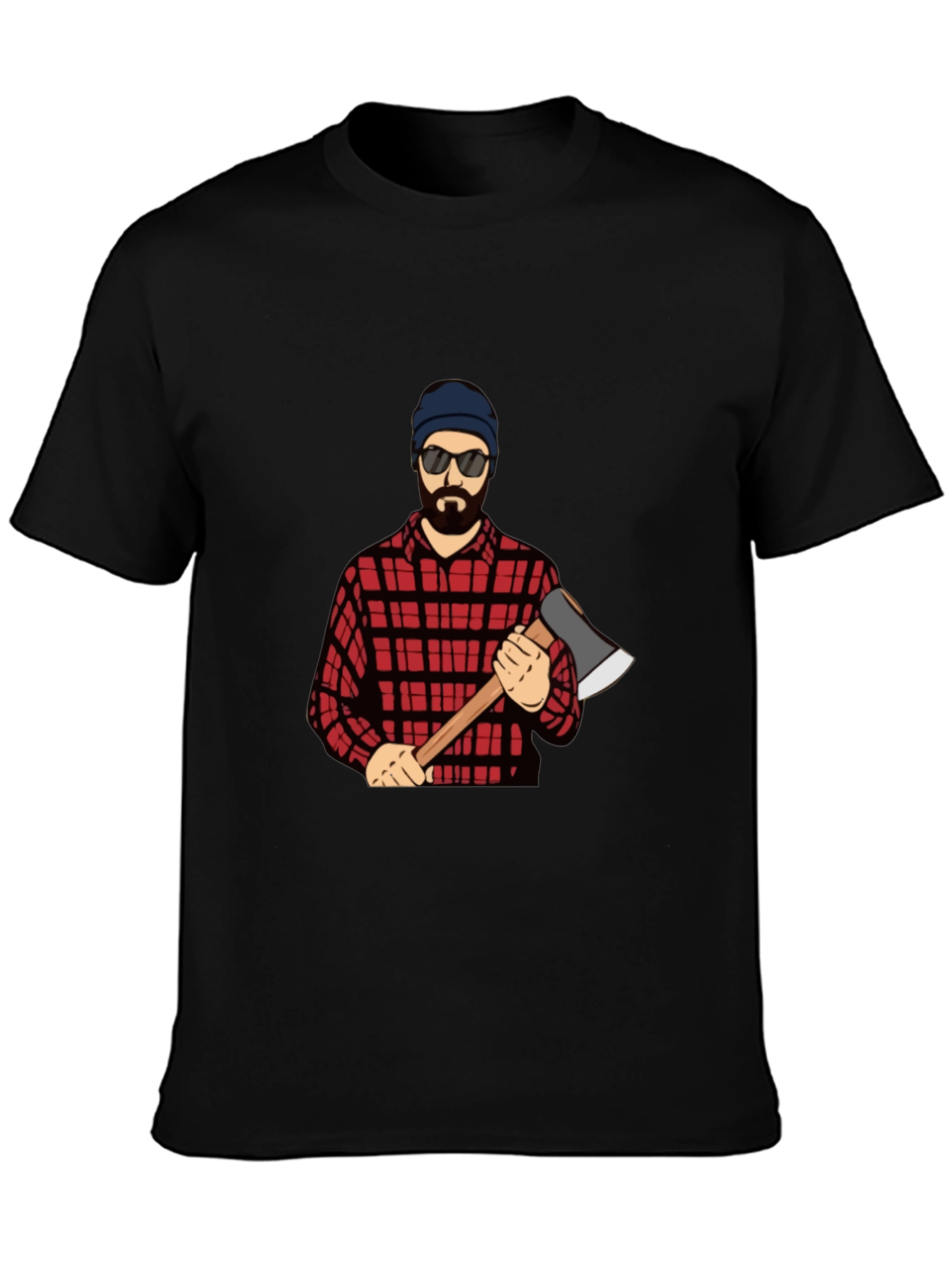 Lumberjack Graphic T-Shirt - Black