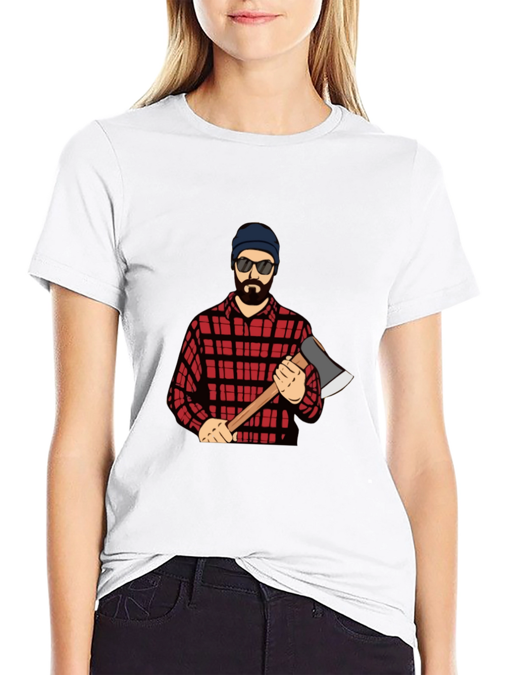 Lumberjack Graphic T-Shirt - Black