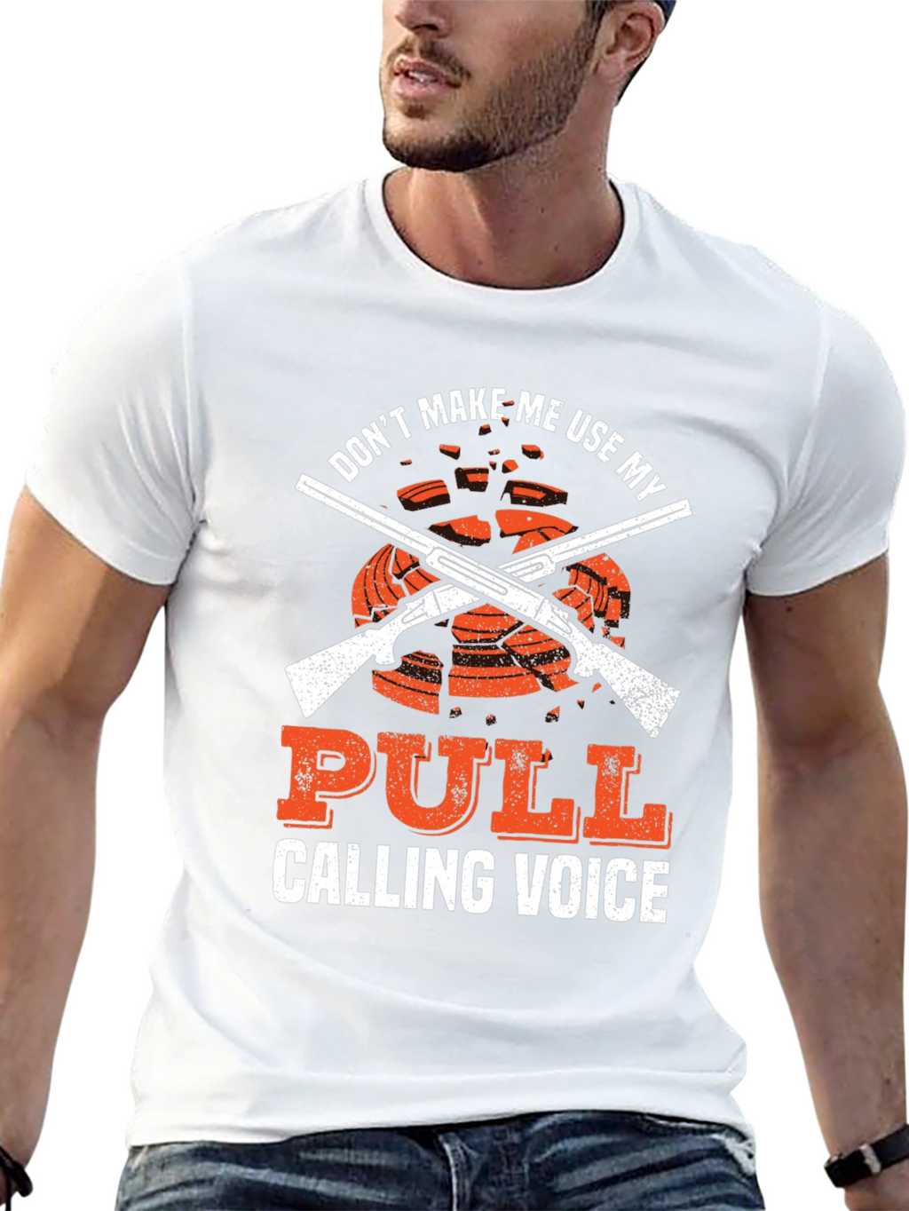 Pull Calling Voice T-Shirt - Skeet Shooting Tee