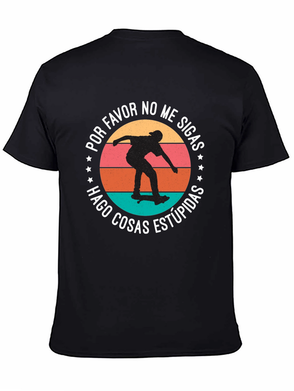 Skateboarder Tee: Do Stupid Things Graphic