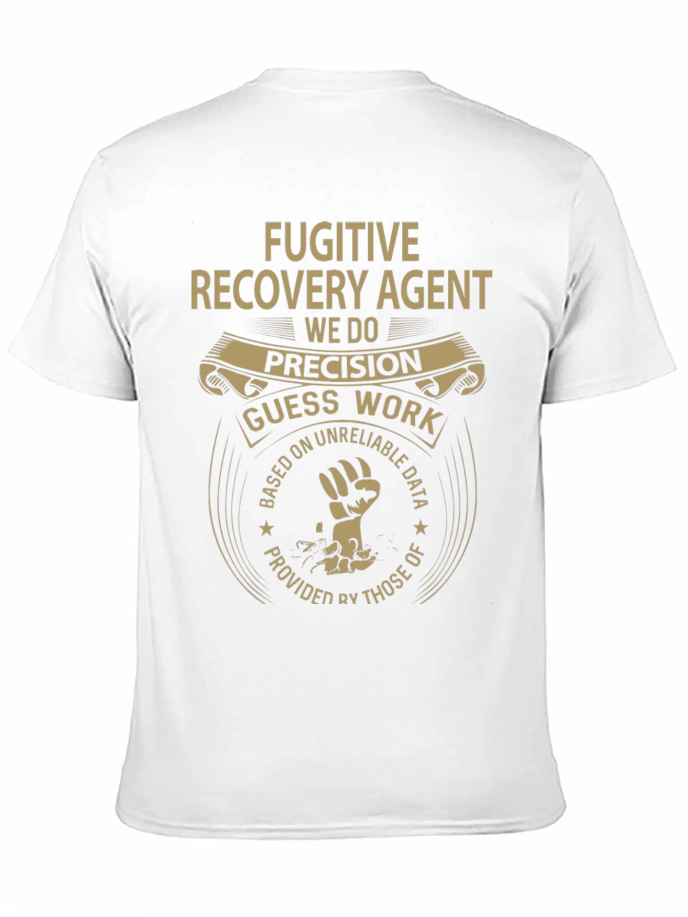 Fugitive Recovery Agent Graphic T-Shirt