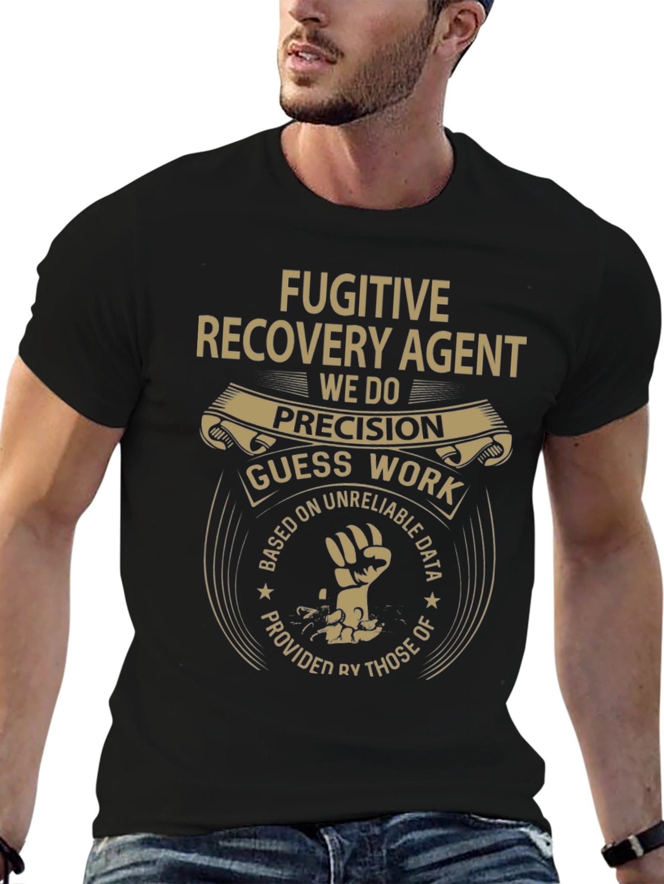Fugitive Recovery Agent Graphic T-Shirt