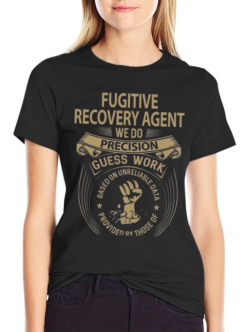 Fugitive Recovery Agent Graphic T-Shirt